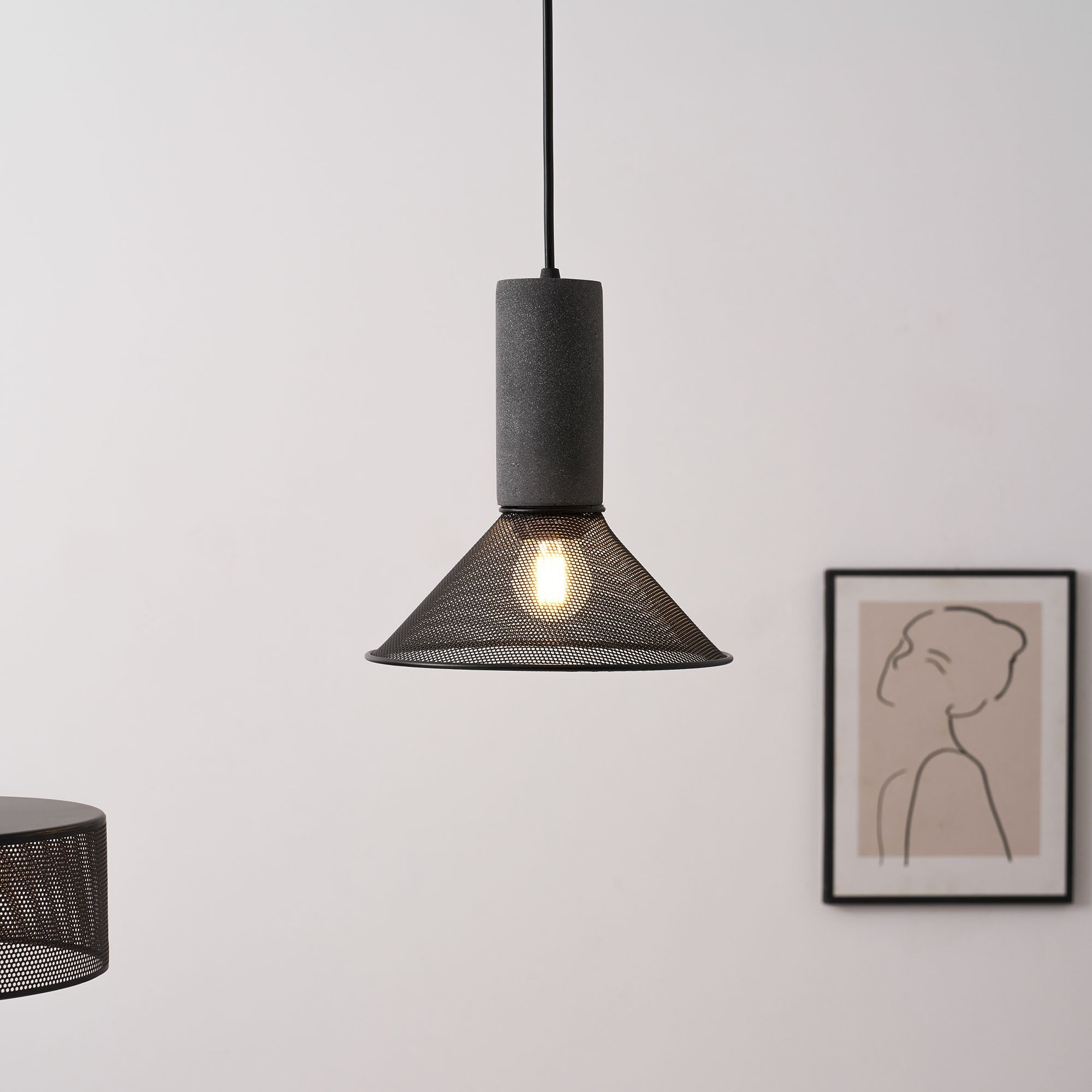 Lampa wisząca tubowa Wenanik