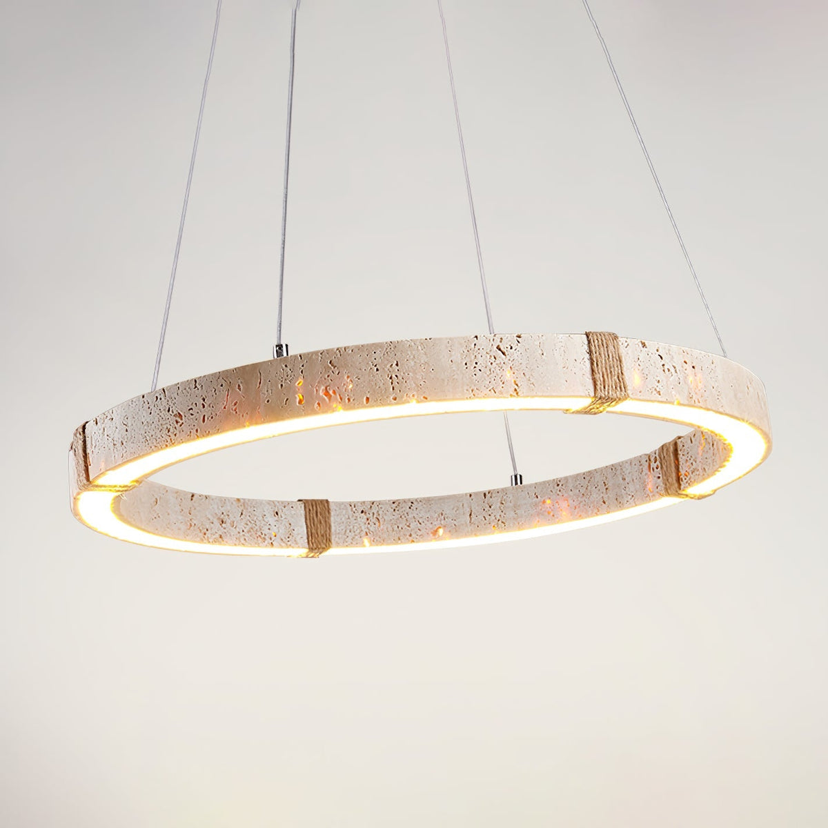 Circle Travertine Pendant Lamp – detail 12