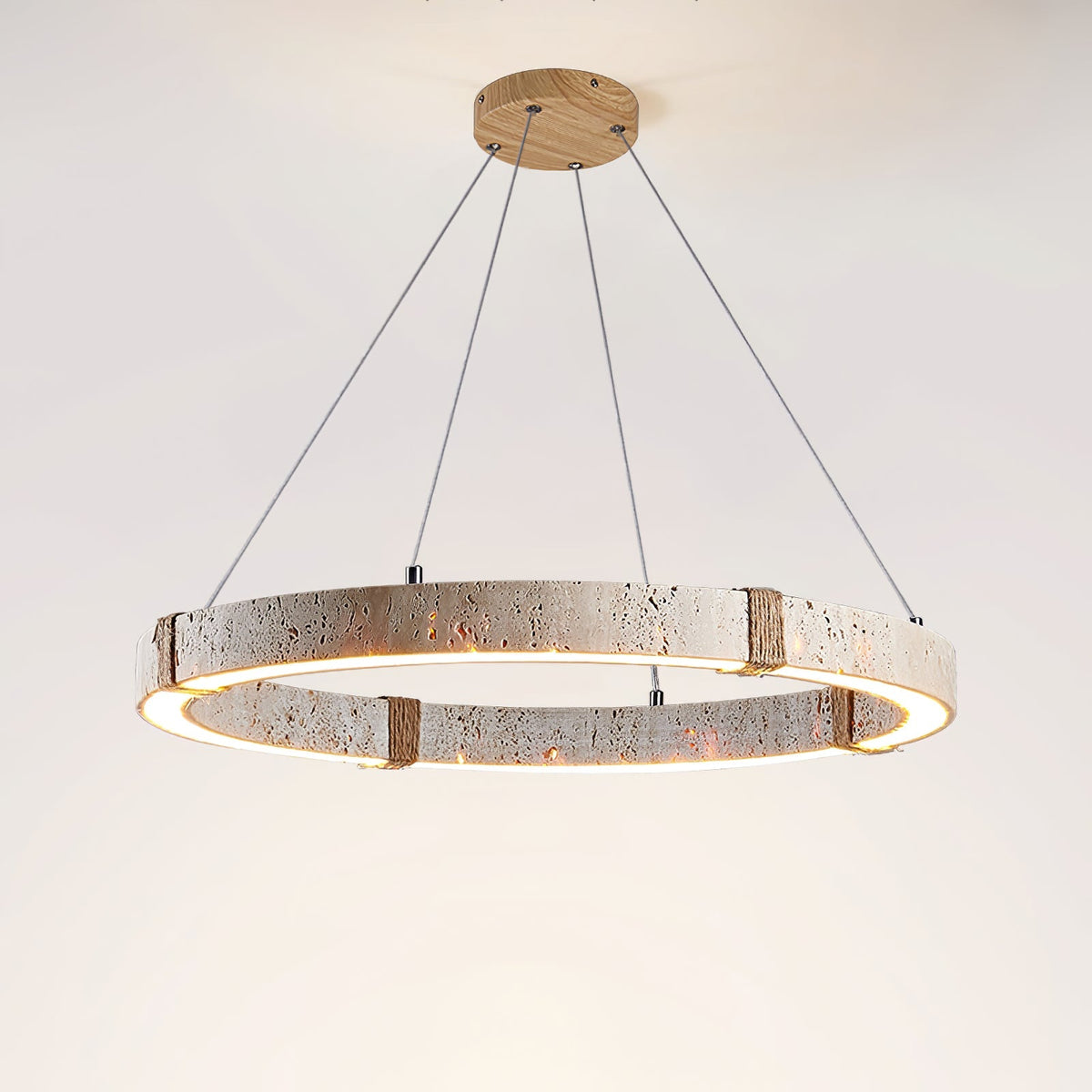 Circle Travertine Pendant Lamp – detail 10