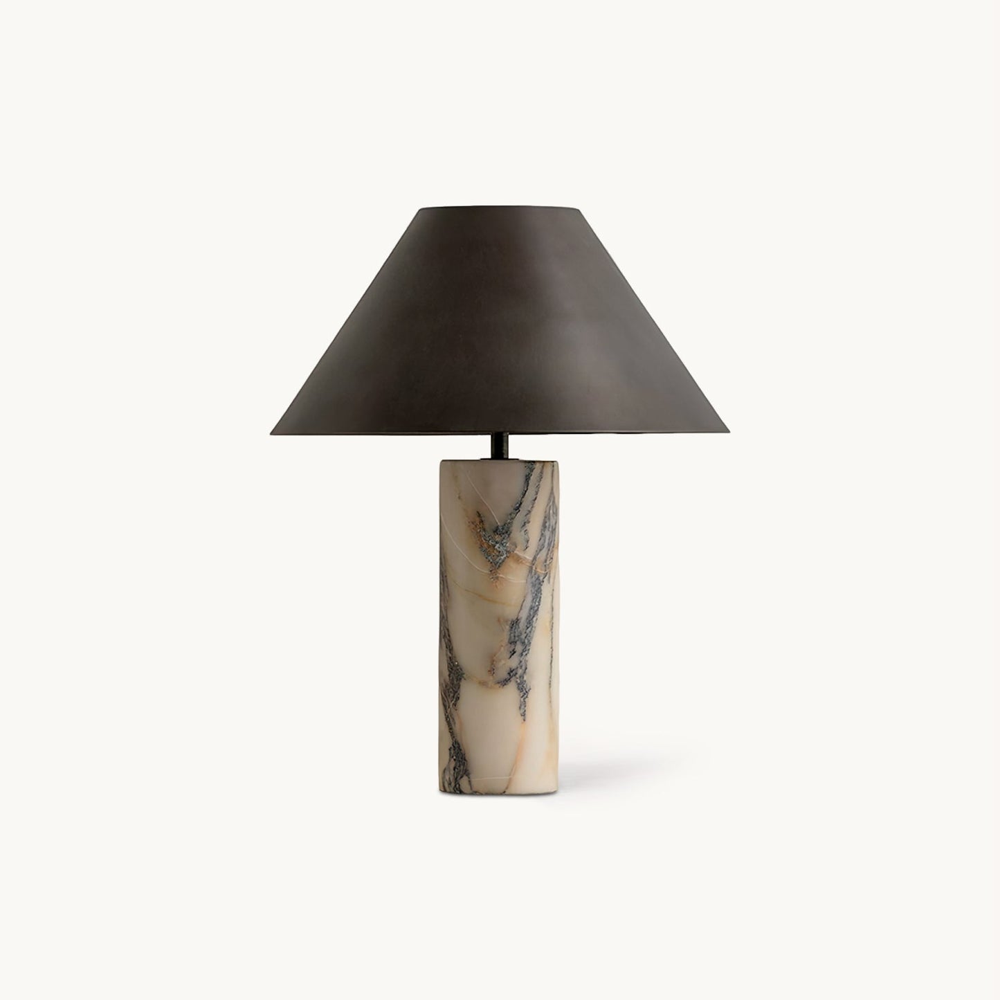 Lampa stołowa Sorlema z marmuru