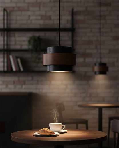 Lampa wisząca Cellone z trawertynu