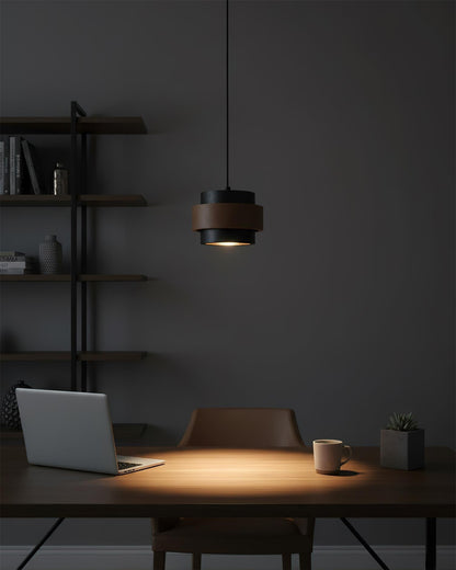 Lampa wisząca Cellone z trawertynu