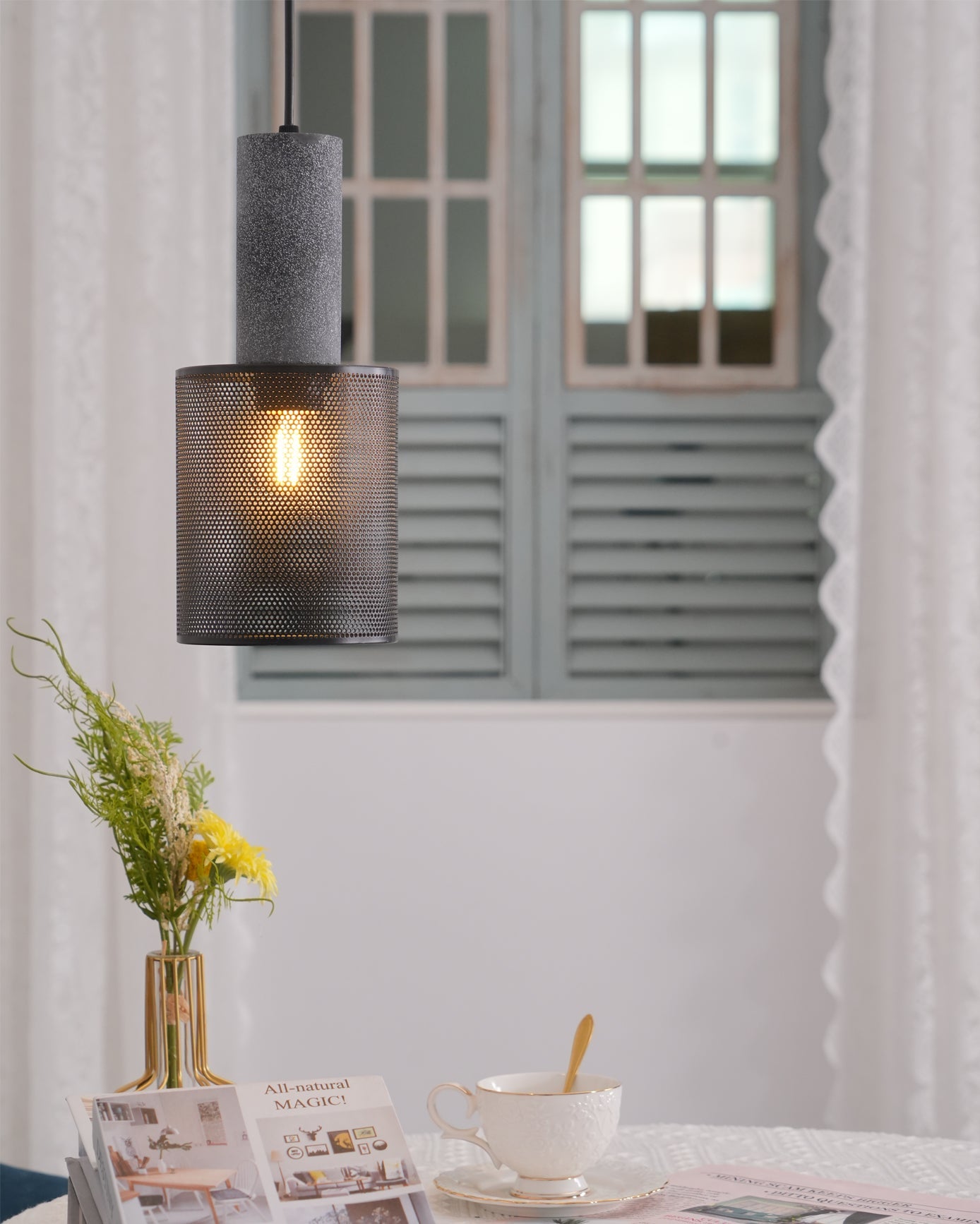 Lampa wisząca tubowa Wenanik