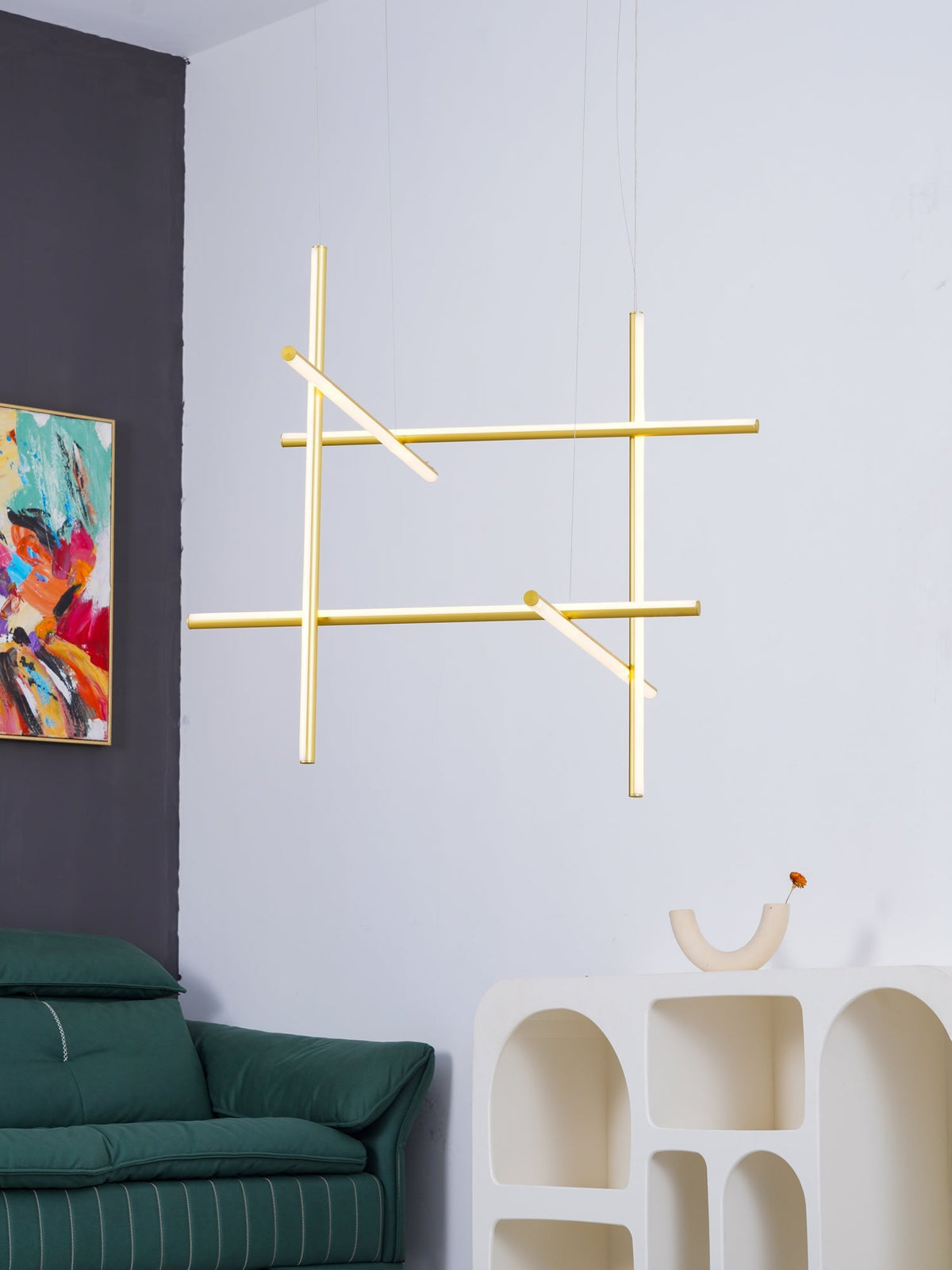 Gridline Linear Chandelier – detail 10