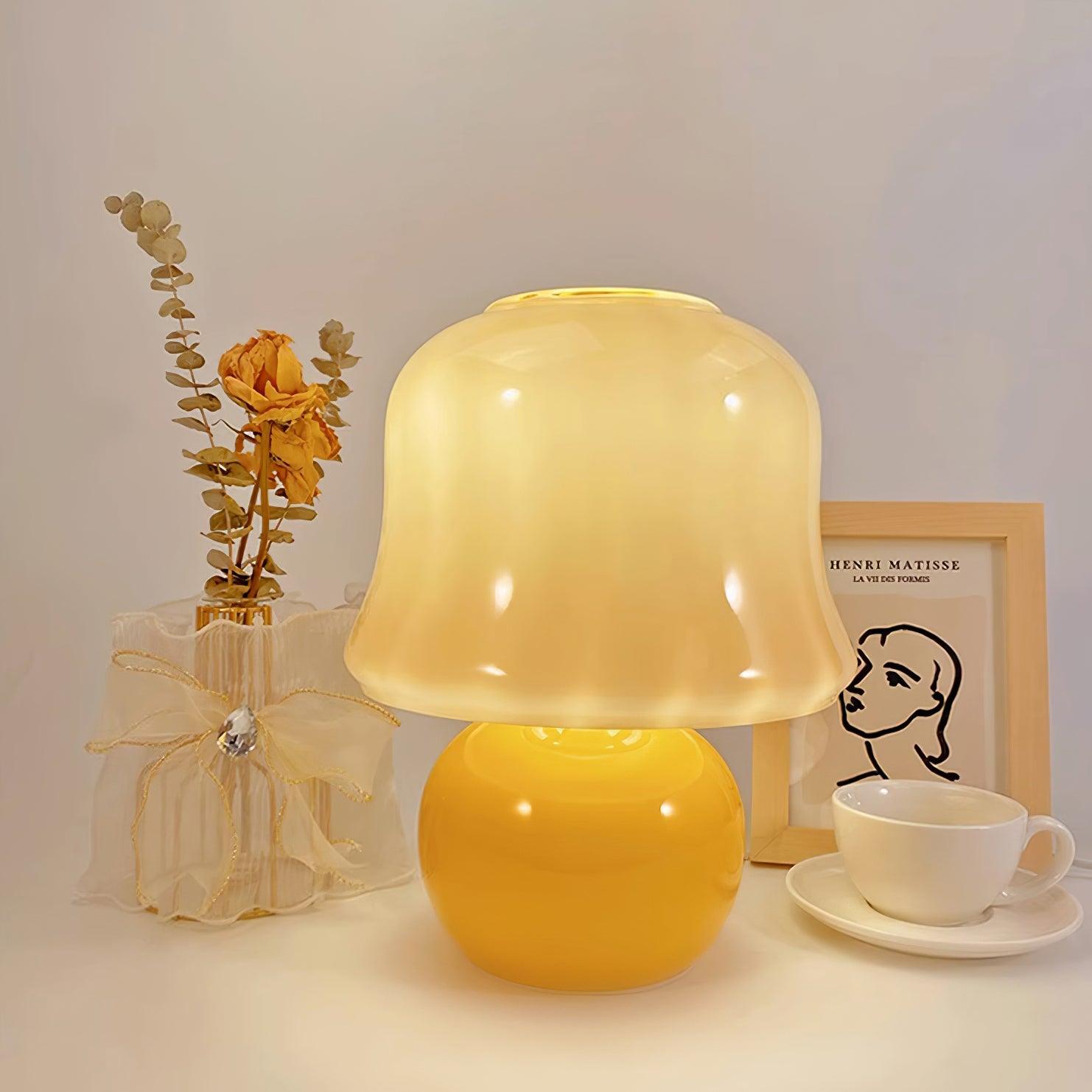 Lampa stołowa grzybkowa Ludra
