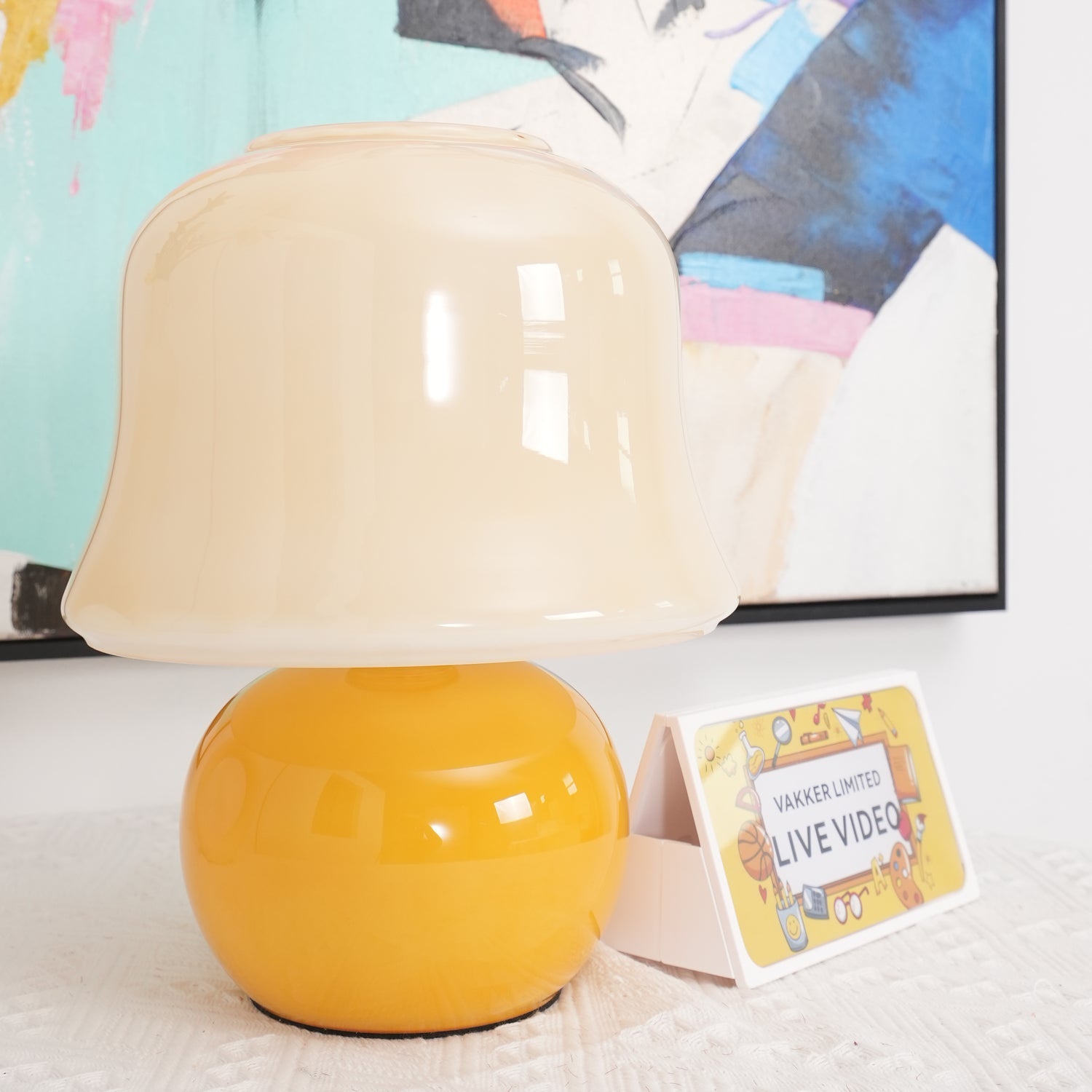 Lampa stołowa grzybkowa Ludra