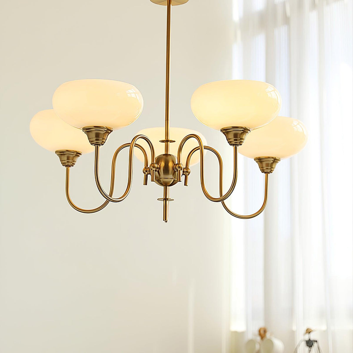 Creamy Persimmon Chandelier – detail 8
