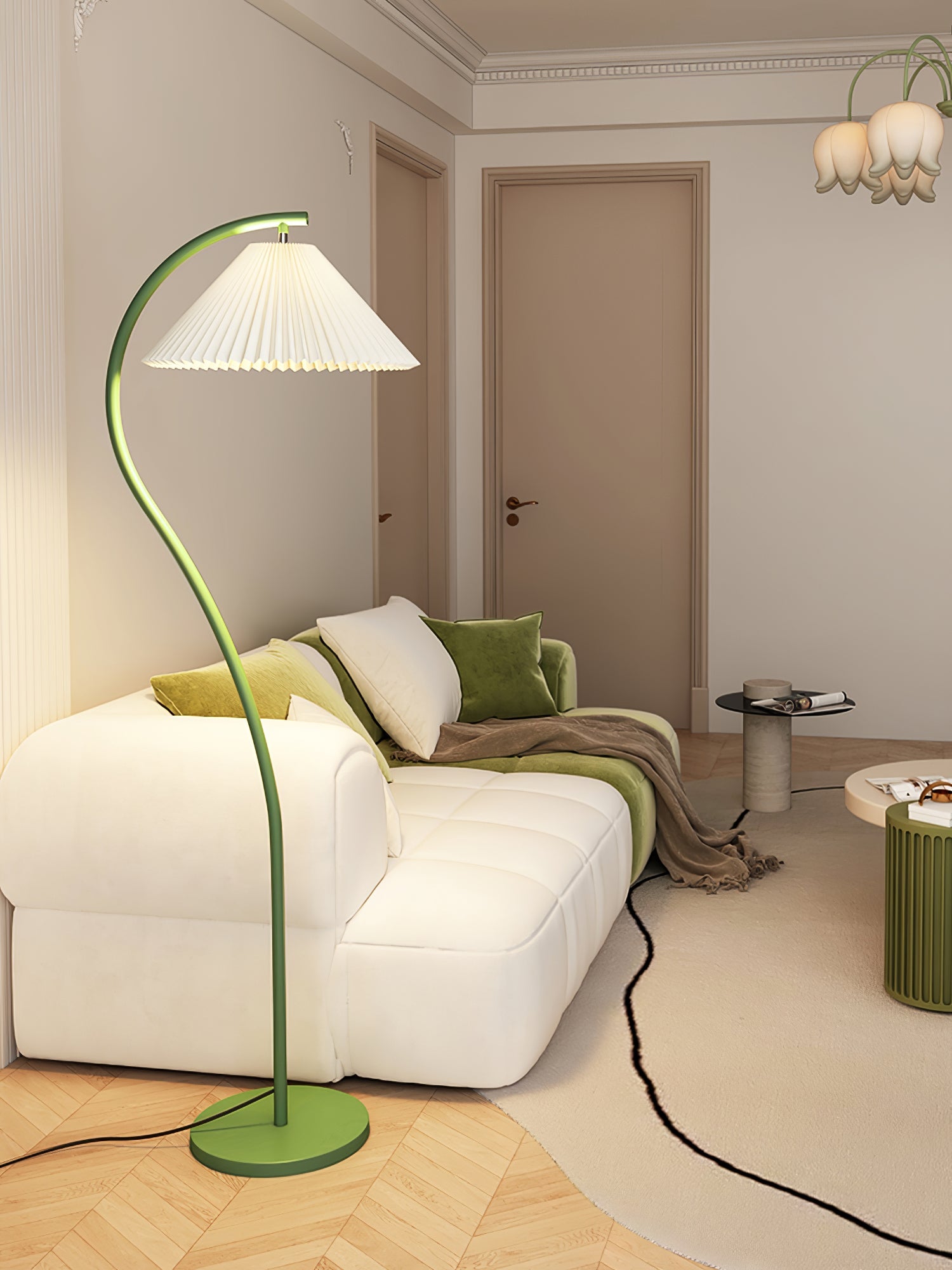 Lampa podłogowa vintage Kliala
