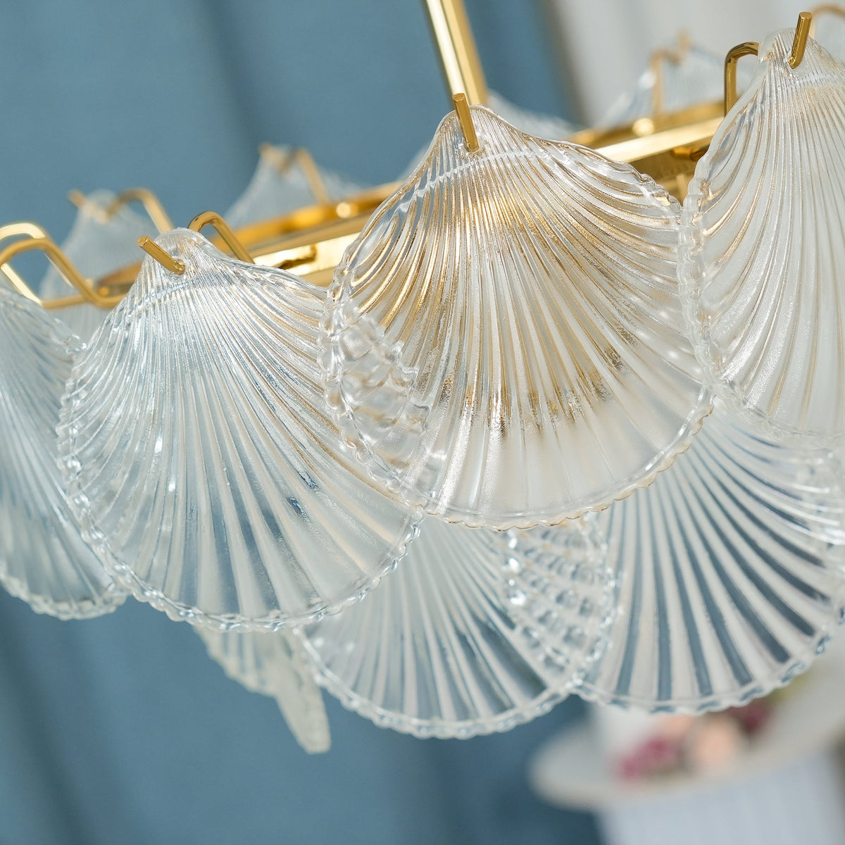 Shell Glass Chandelier – detail 15