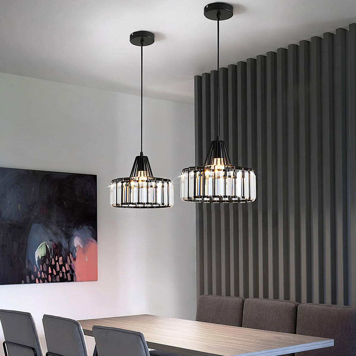 Crystal Drum Pendant Lamp – detail 16