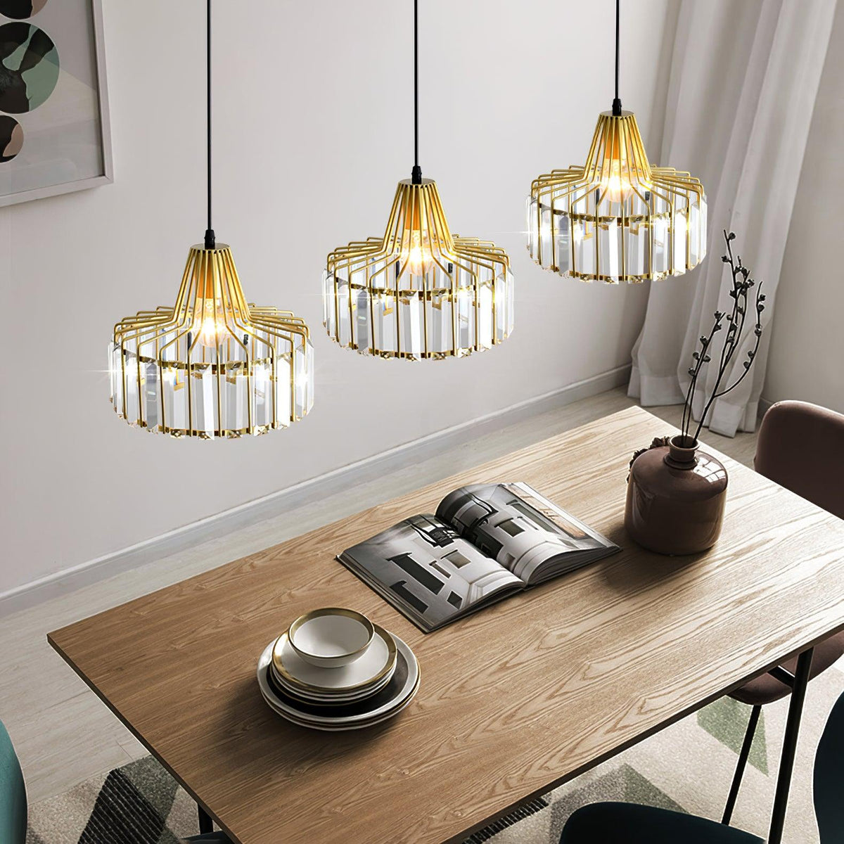 Crystal Drum Pendant Lamp – detail 6