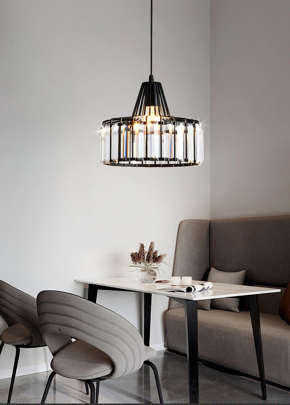 Crystal Drum Pendant Lamp – detail 11