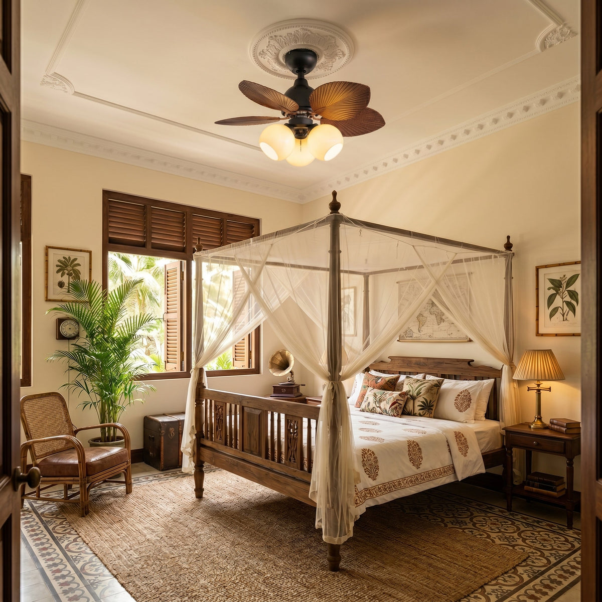 Belize Ceiling Fan Light – detail 3