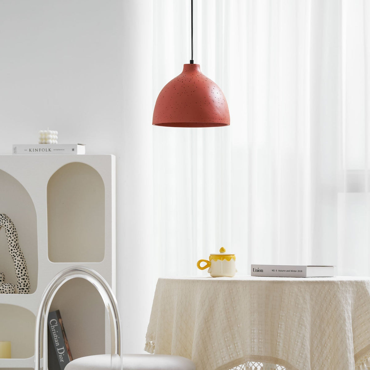 Resin Bowl Pendant Lamp - Vakkerlight