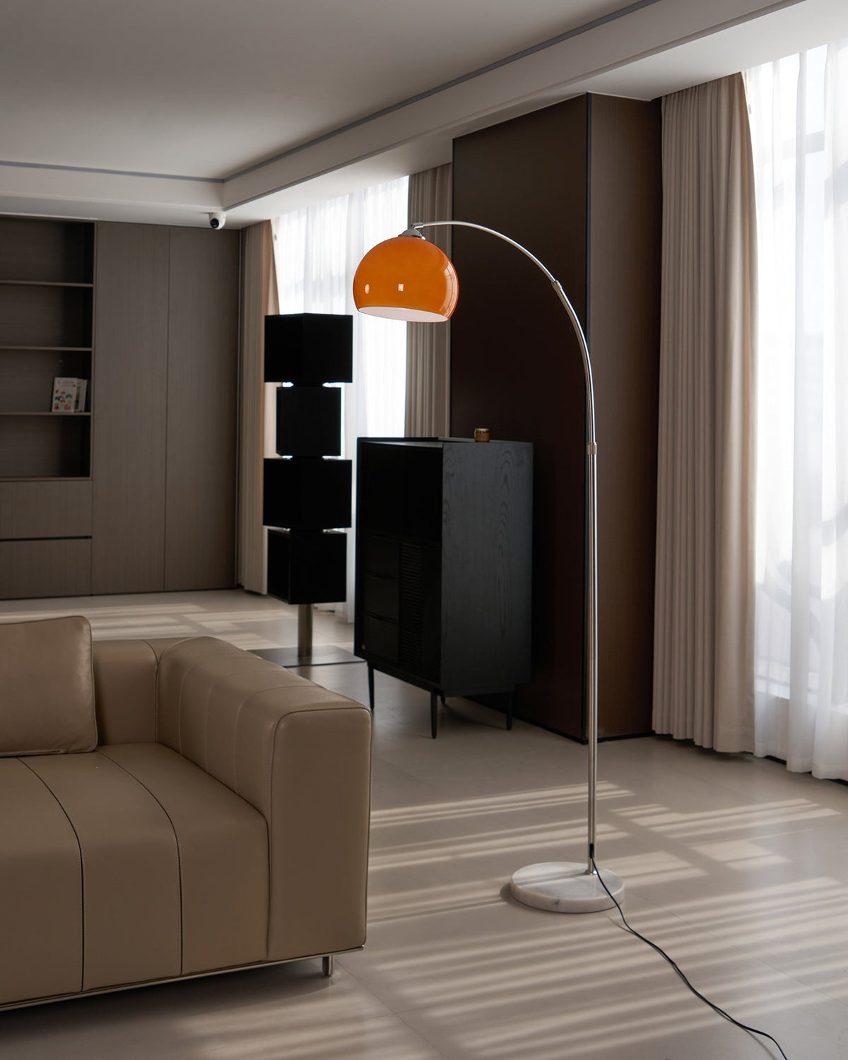 Lampa podłogowa łukowa Polma