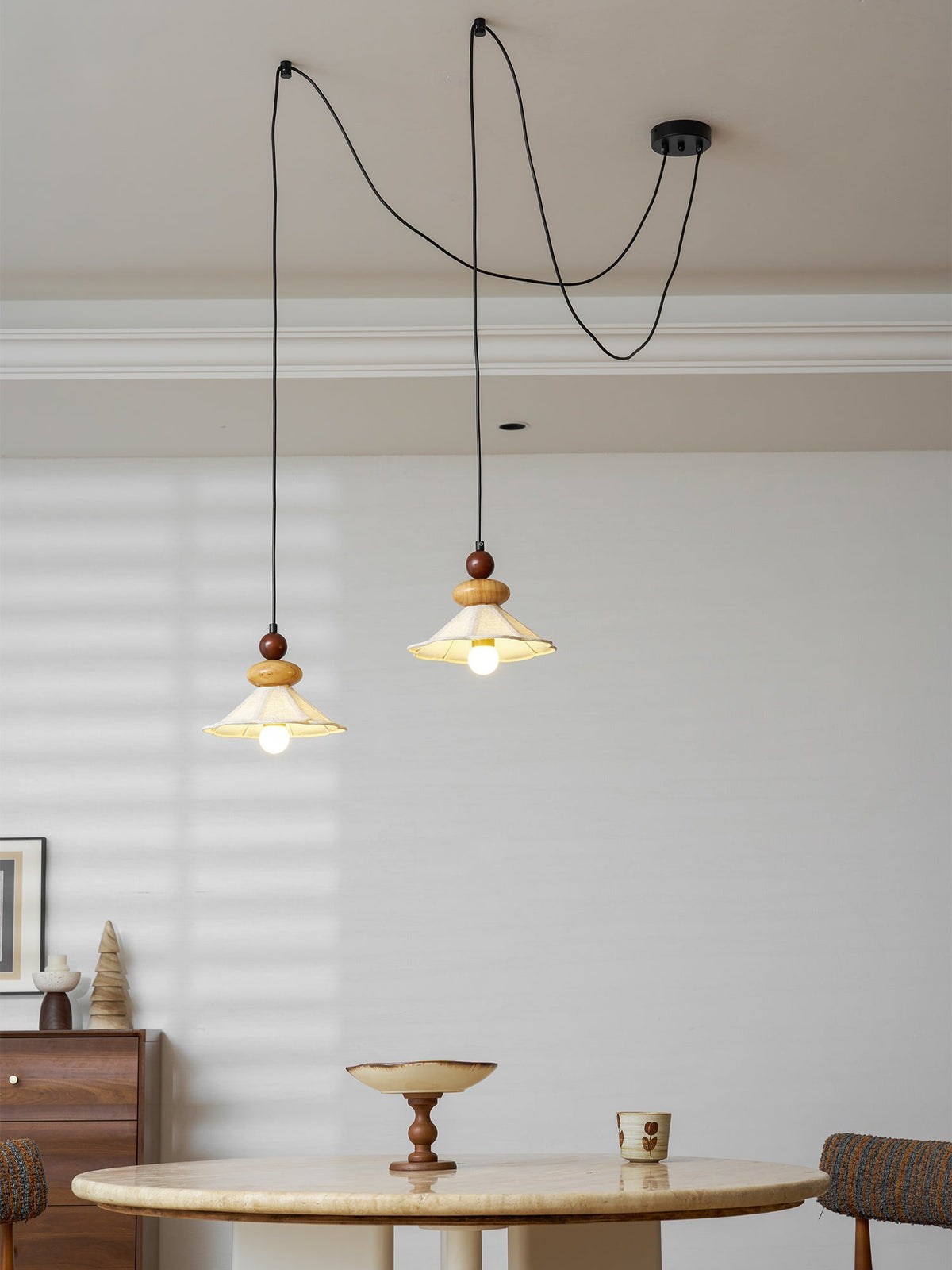 Lampa wisząca z przesunięciem Gorskavan