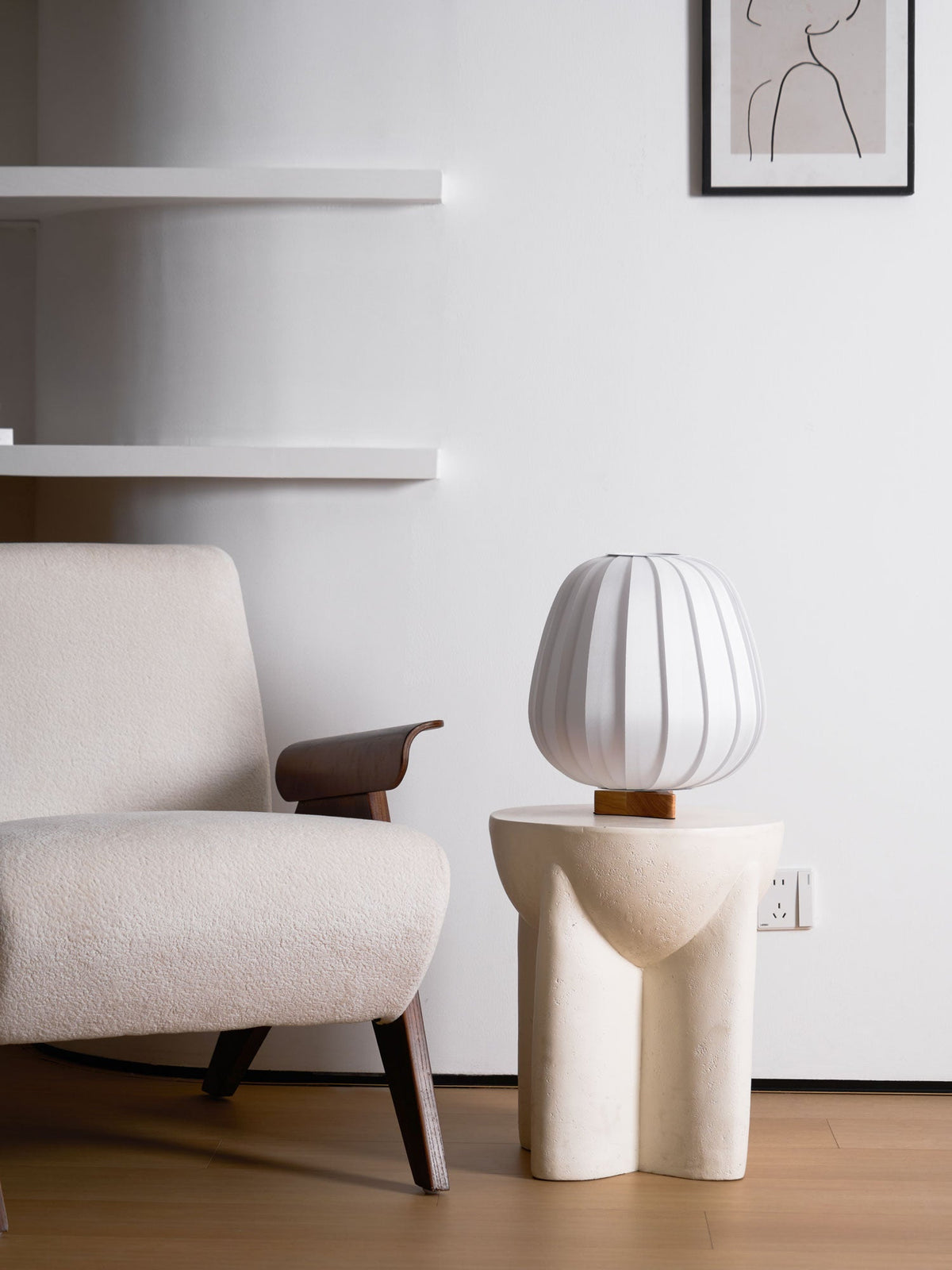 Fabric Minimalist Table Lamp – detail 39