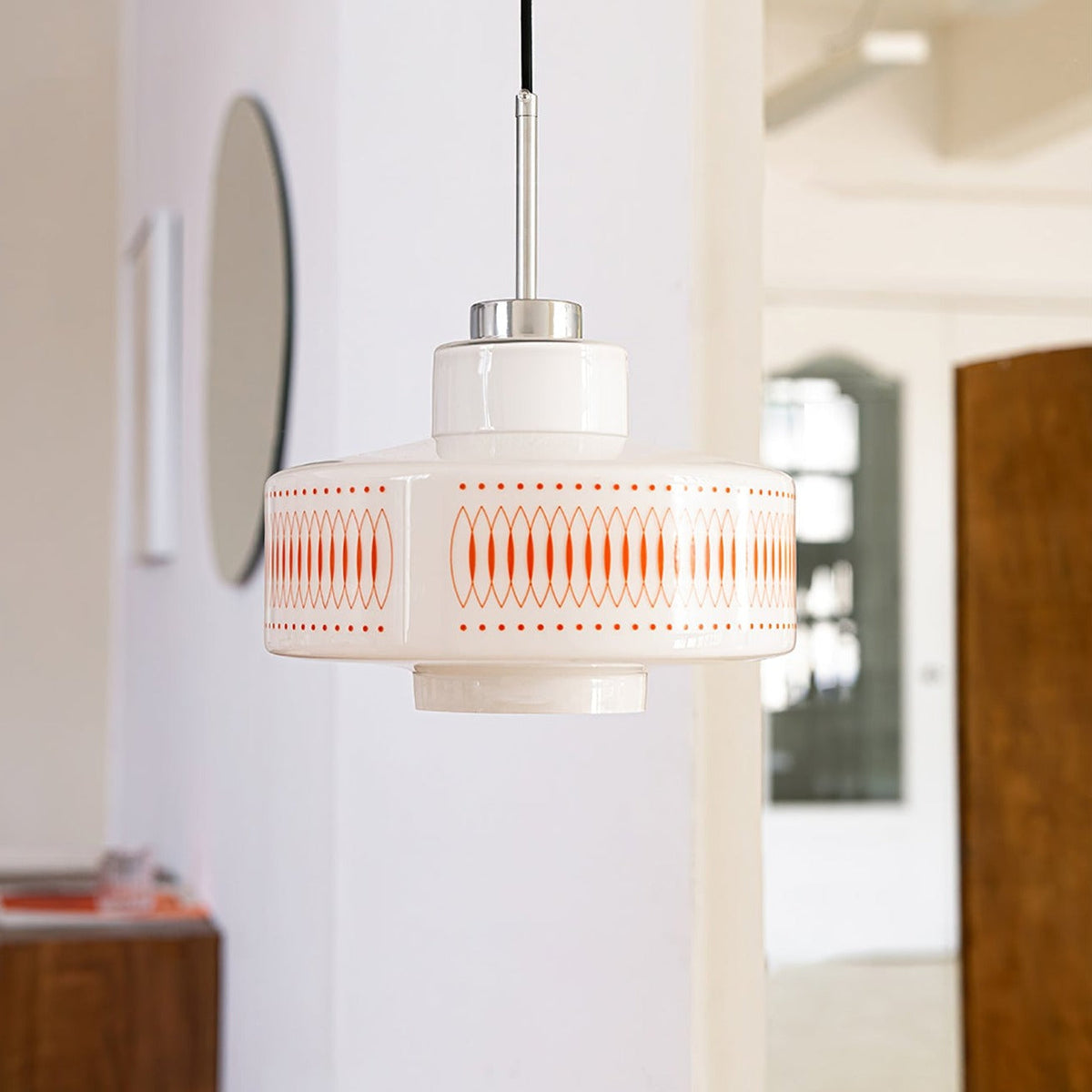 Lampa wisząca retro Tomaka