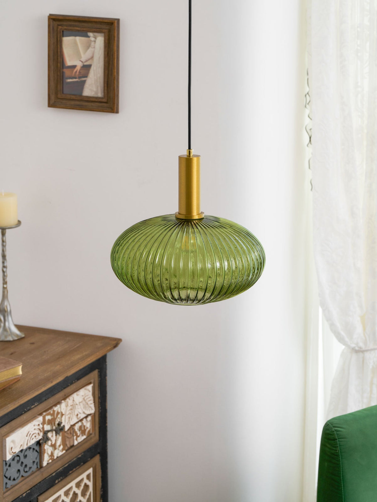 Lampa wisząca ryflowana Wikvanor