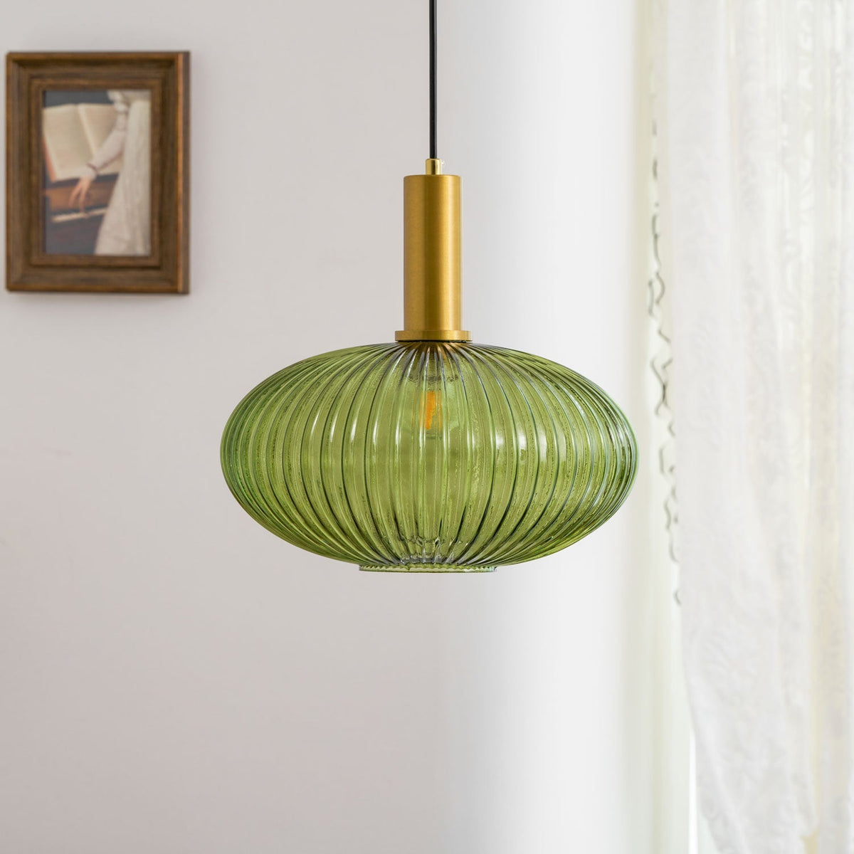 Lampa wisząca ryflowana Wikvanor