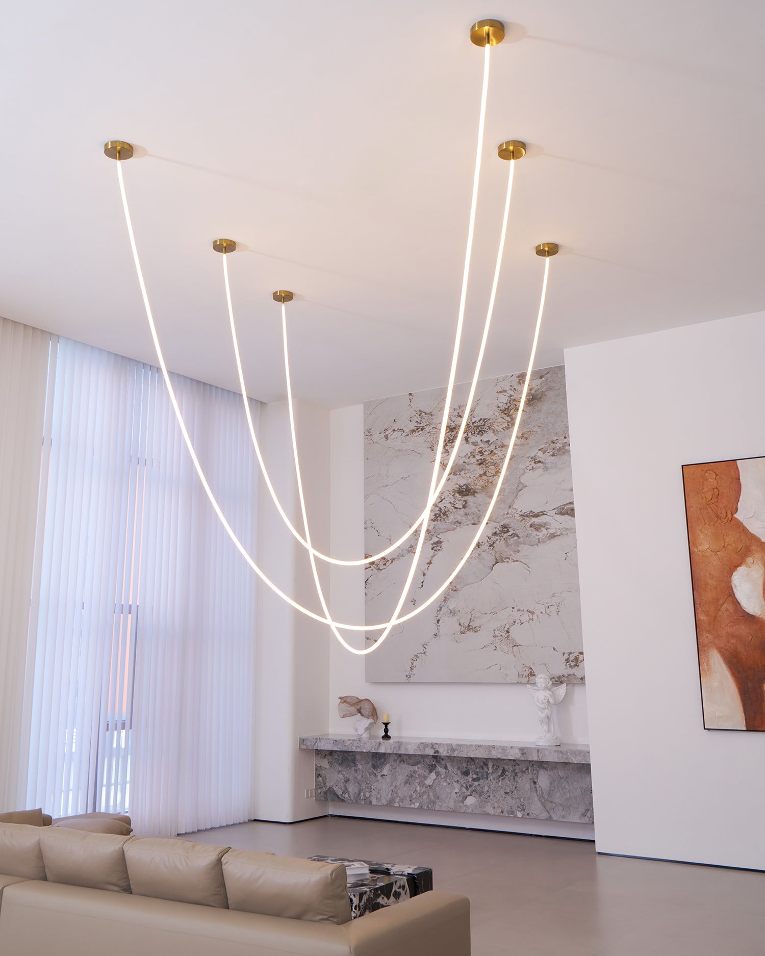 Lampa wisząca liniowa Solevka
