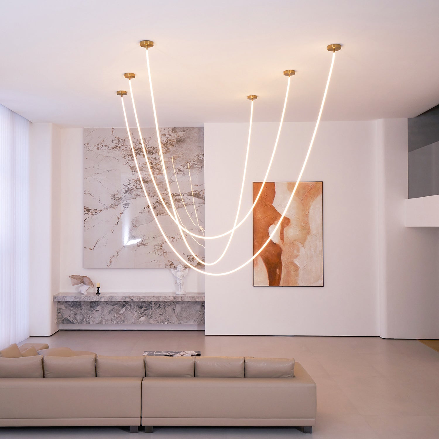 Lampa wisząca liniowa Solevka