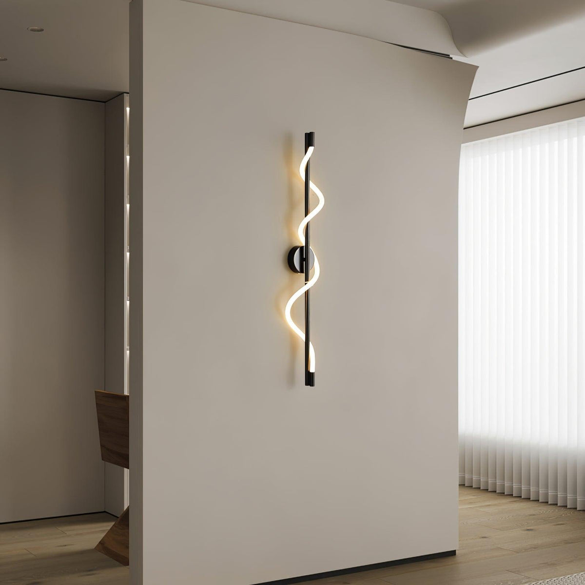 Flexible Linear Curve Wall Lamp – detail 10