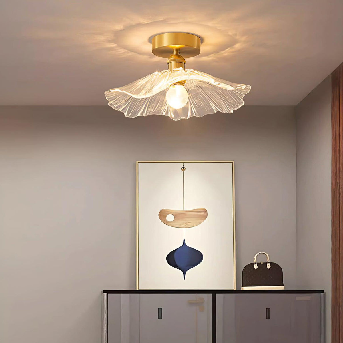 Flower Glass Ceiling Light – detail 19