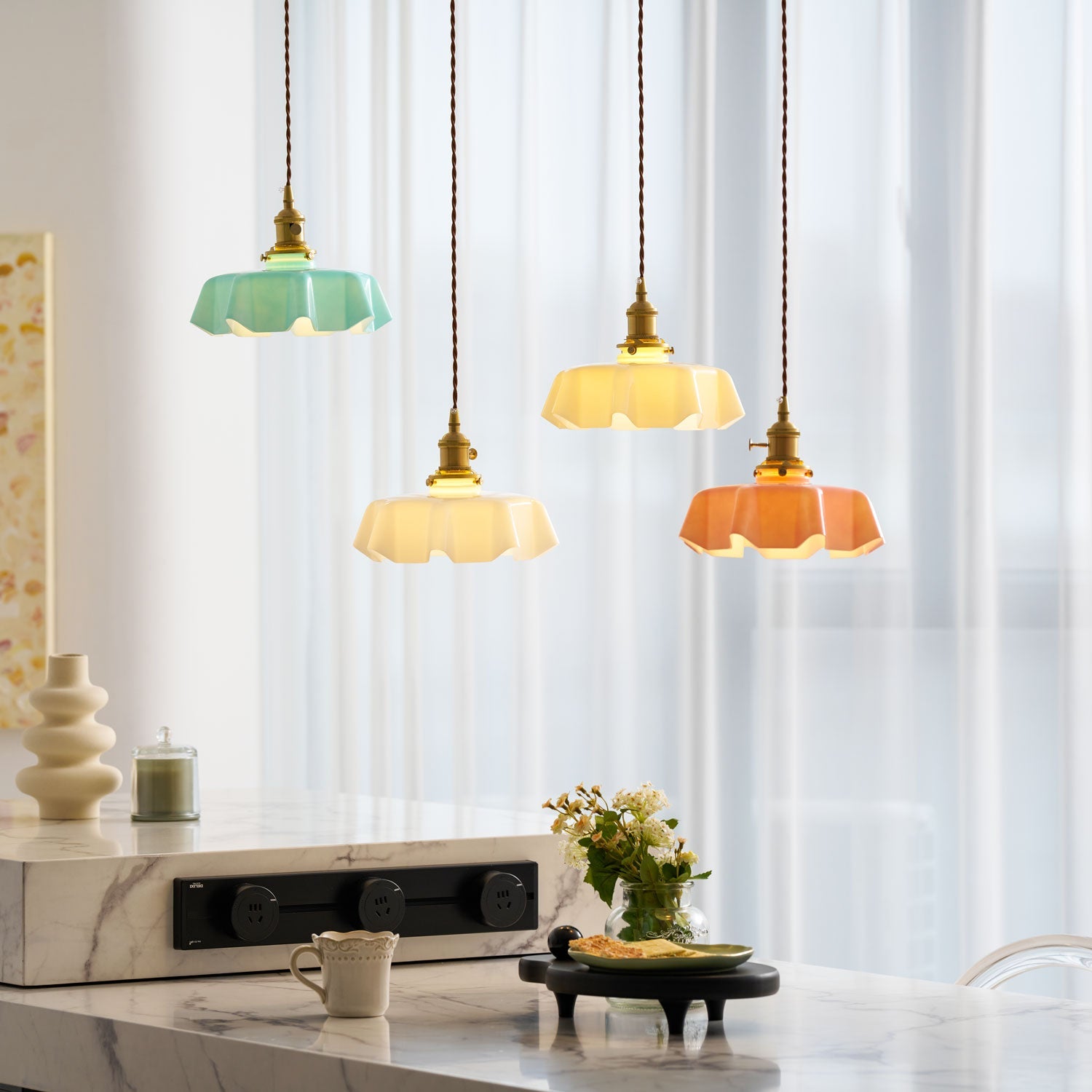 Lampa wisząca vintage Zelarik