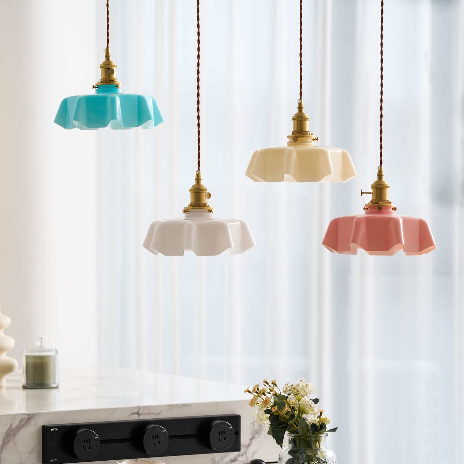 Lampa wisząca vintage Zelarik