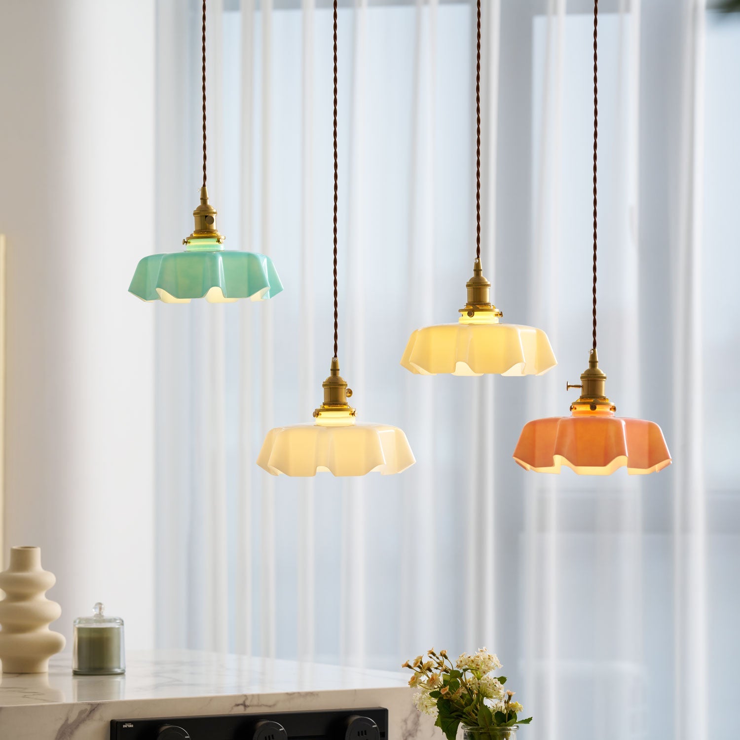 Lampa wisząca vintage Zelarik
