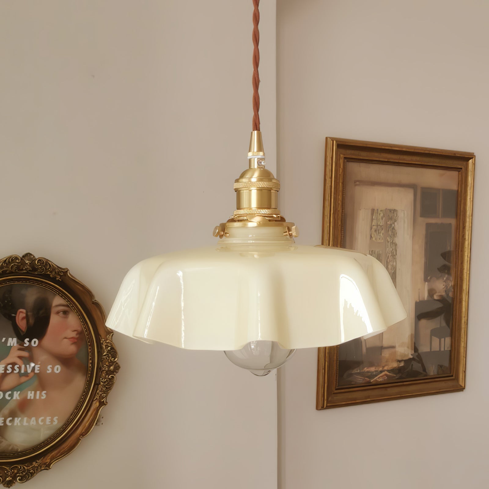Lampa wisząca vintage Zelarik