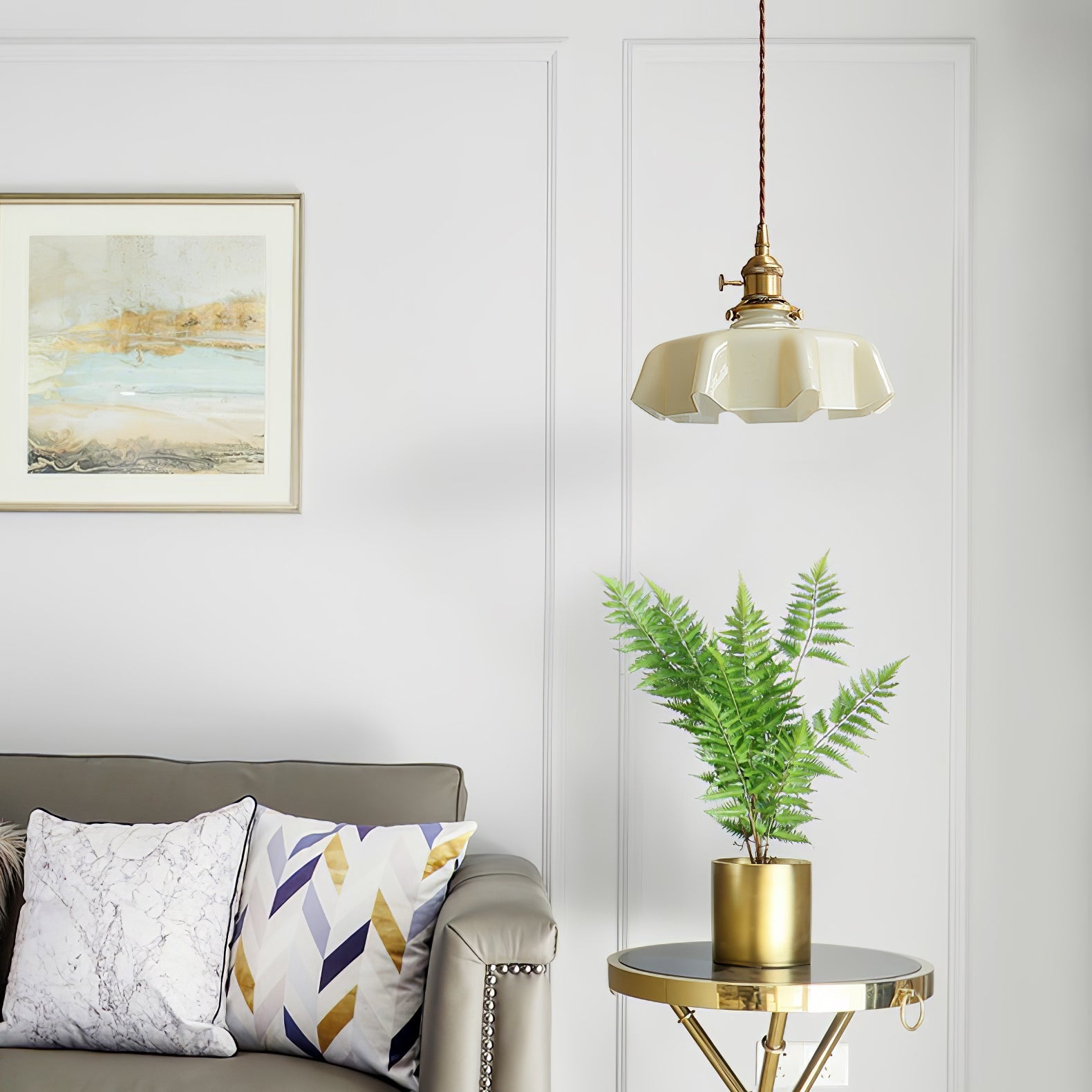 Lampa wisząca vintage Zelarik