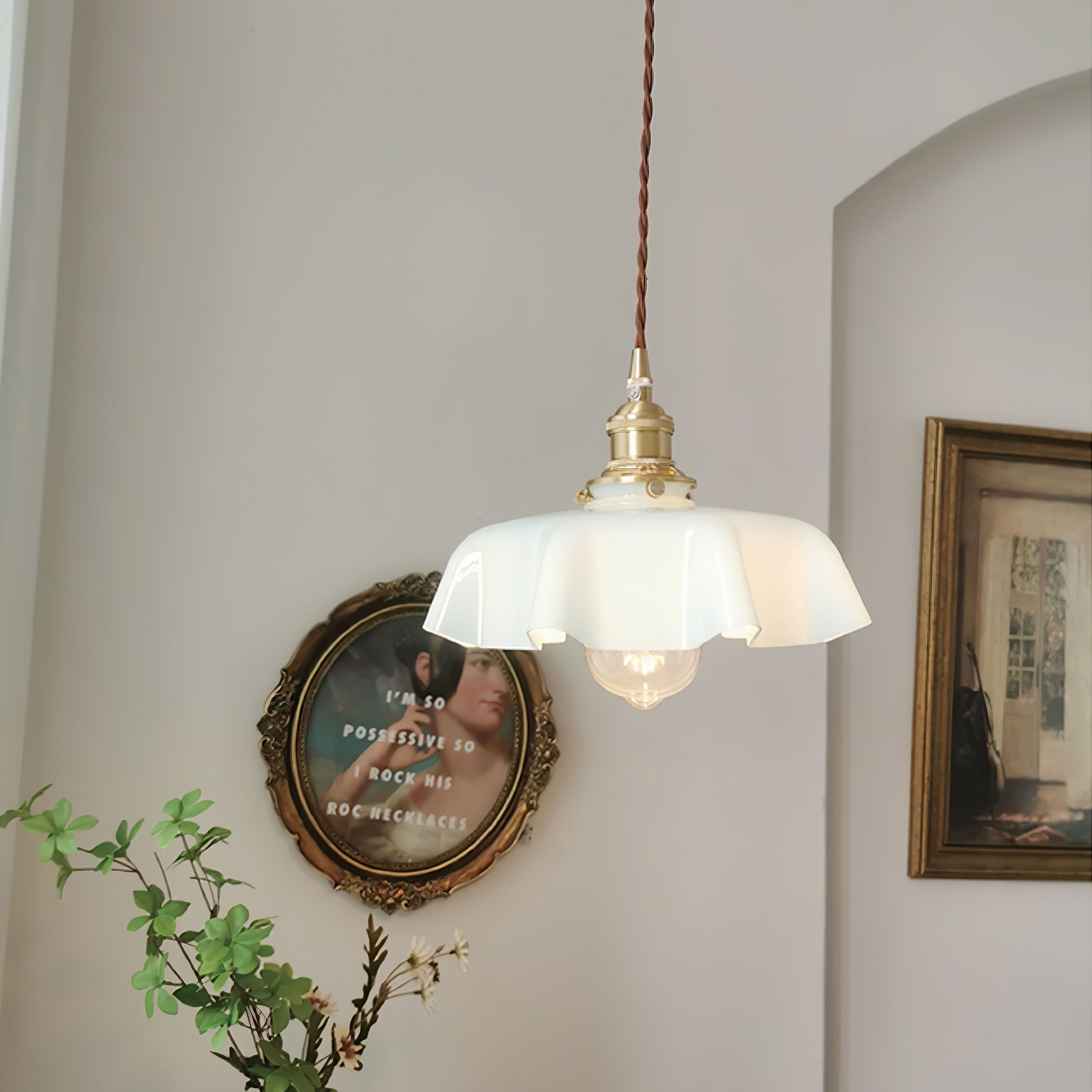Lampa wisząca vintage Zelarik