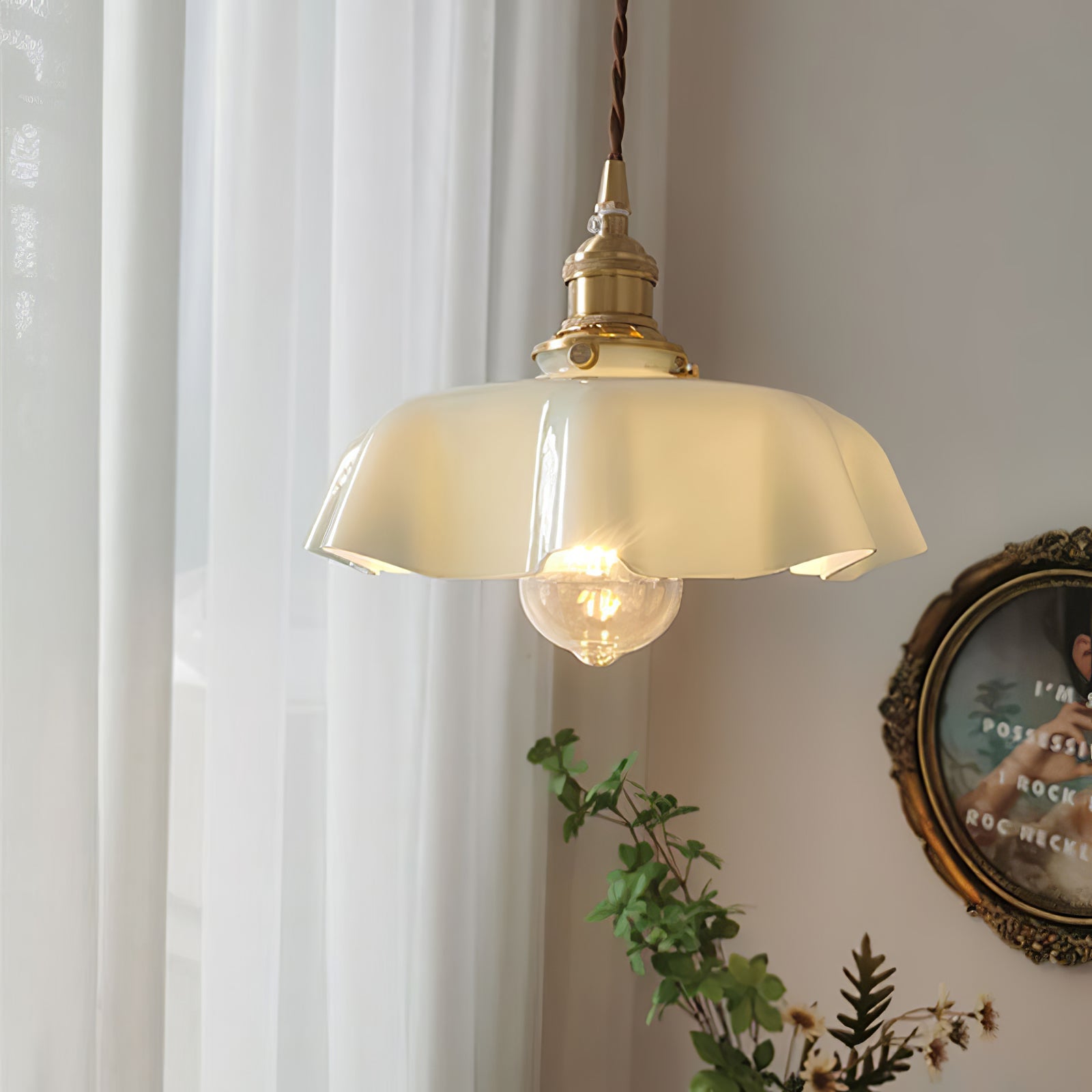 Lampa wisząca vintage Zelarik