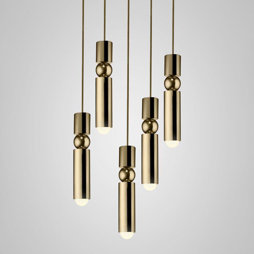 Lampa wisząca tubowa Melskaia