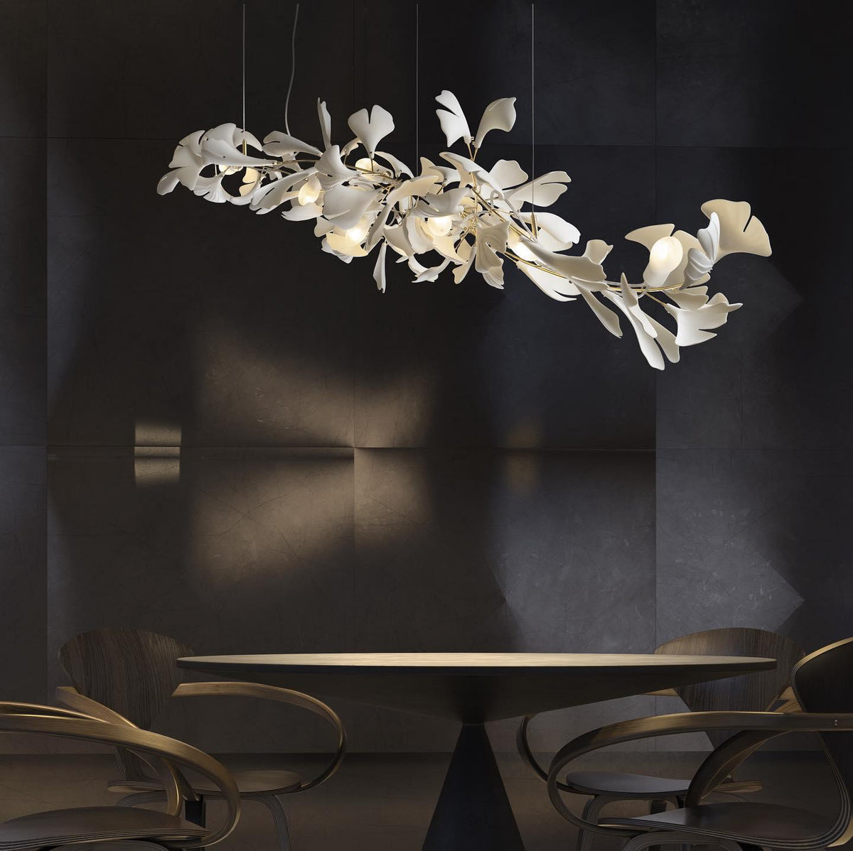 Gingko Bloom Chandelier – detail 27