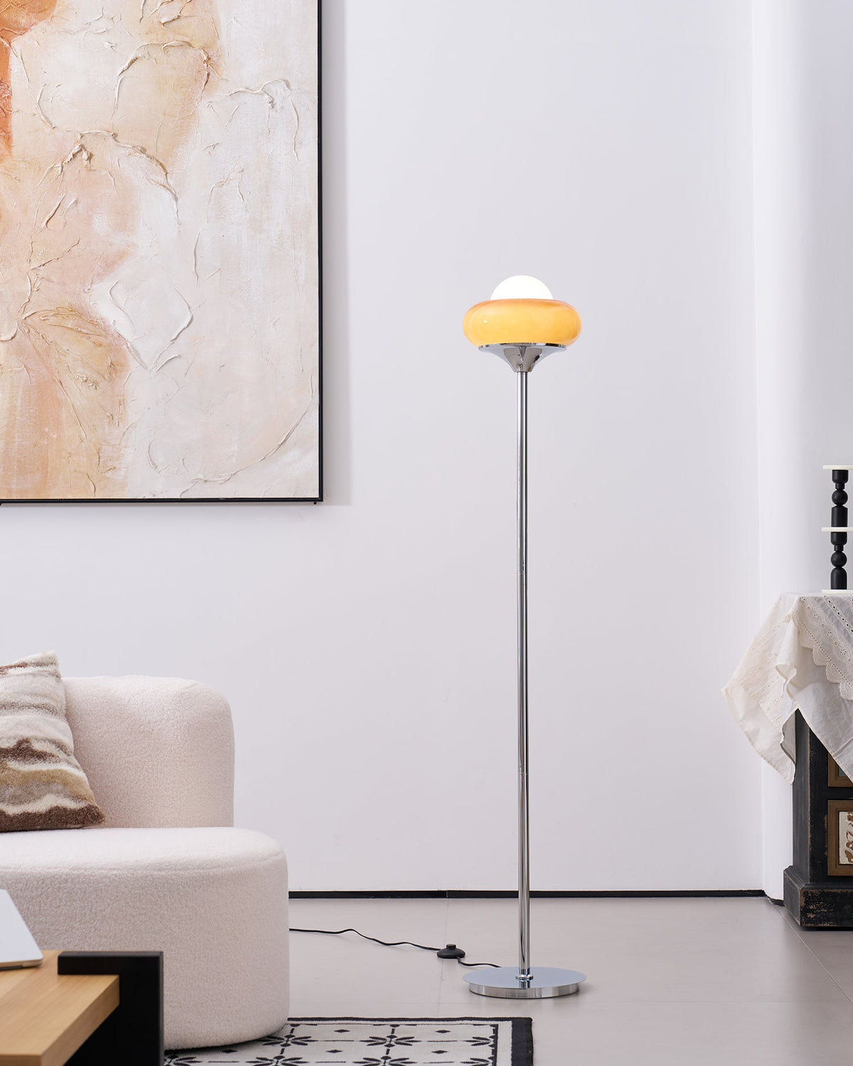 Lampa podłogowa kulista Venerin