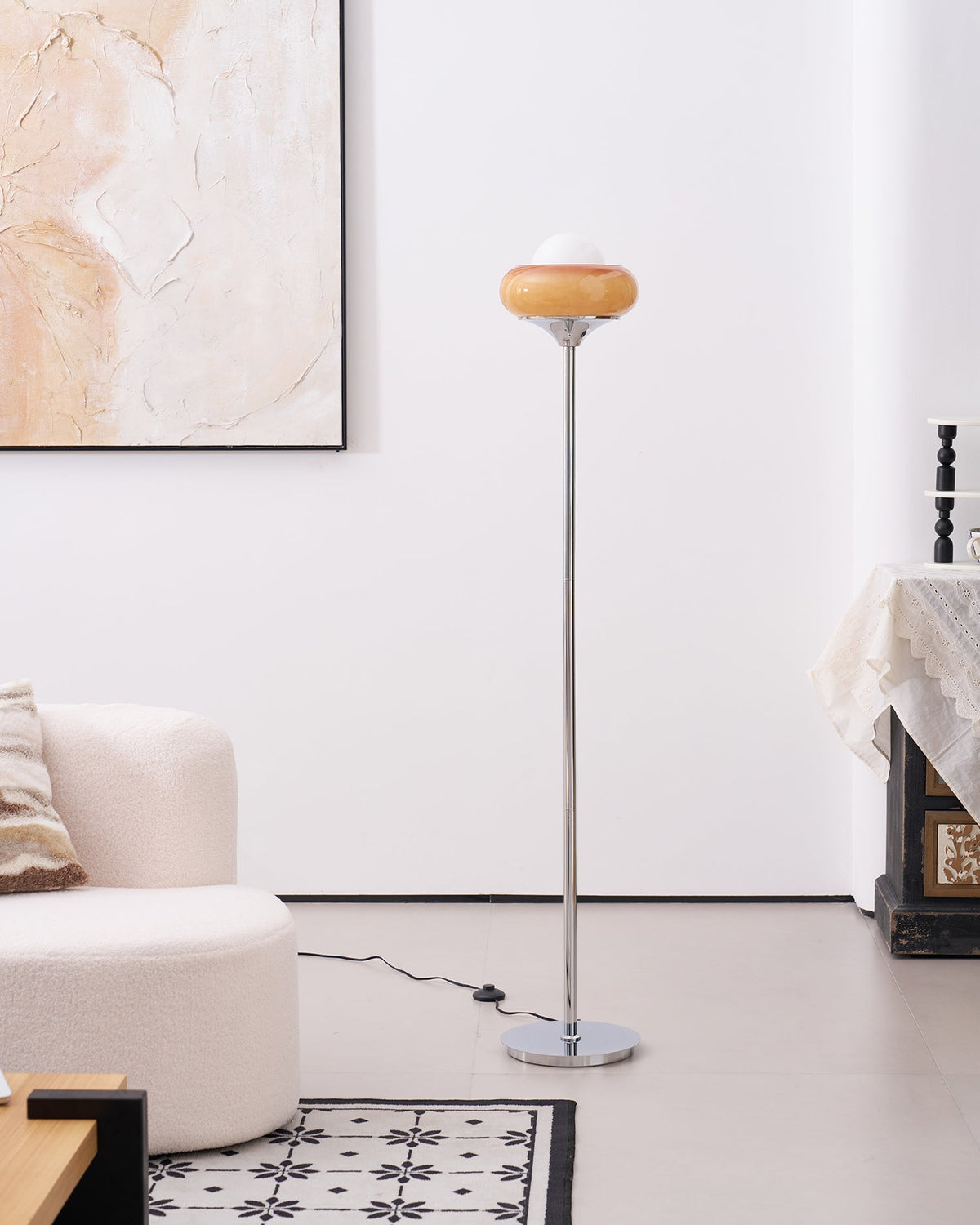 Lampa podłogowa kulista Venerin