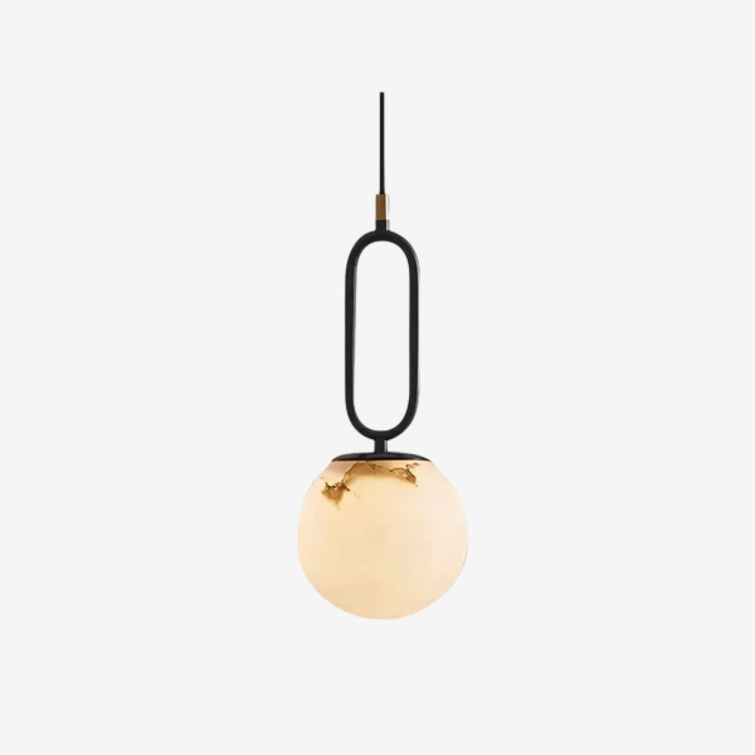 Lampa wisząca Lacose z alabastru