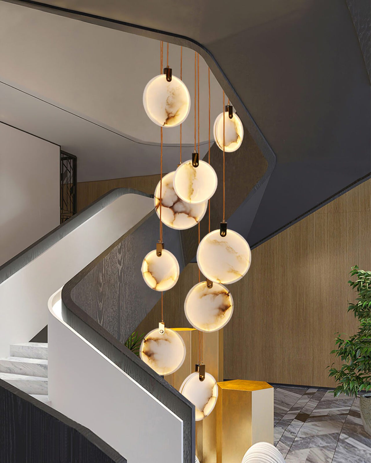 Lampa wisząca geometryczna Celkoer