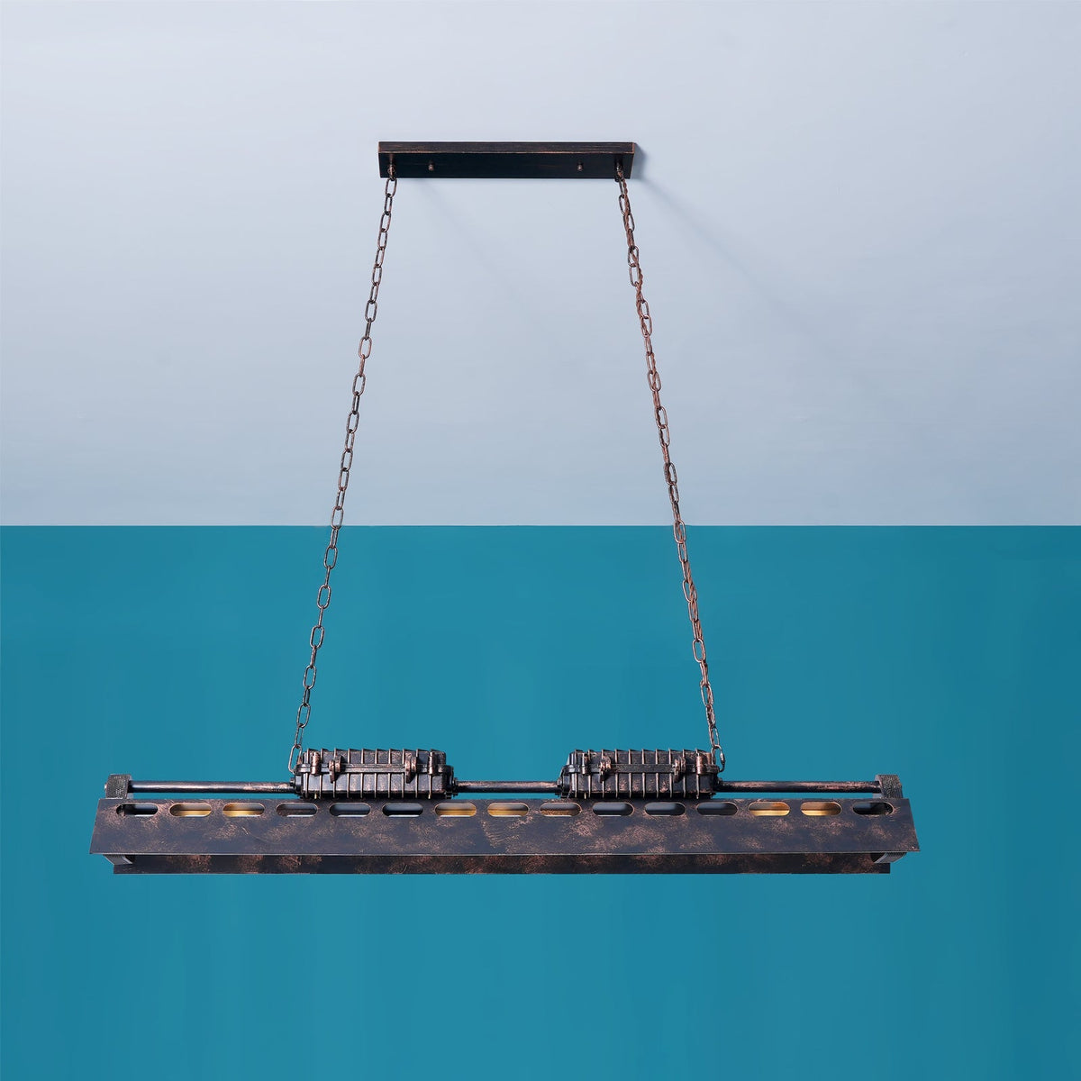 Industrial Steampunk Chandelier – detail 14