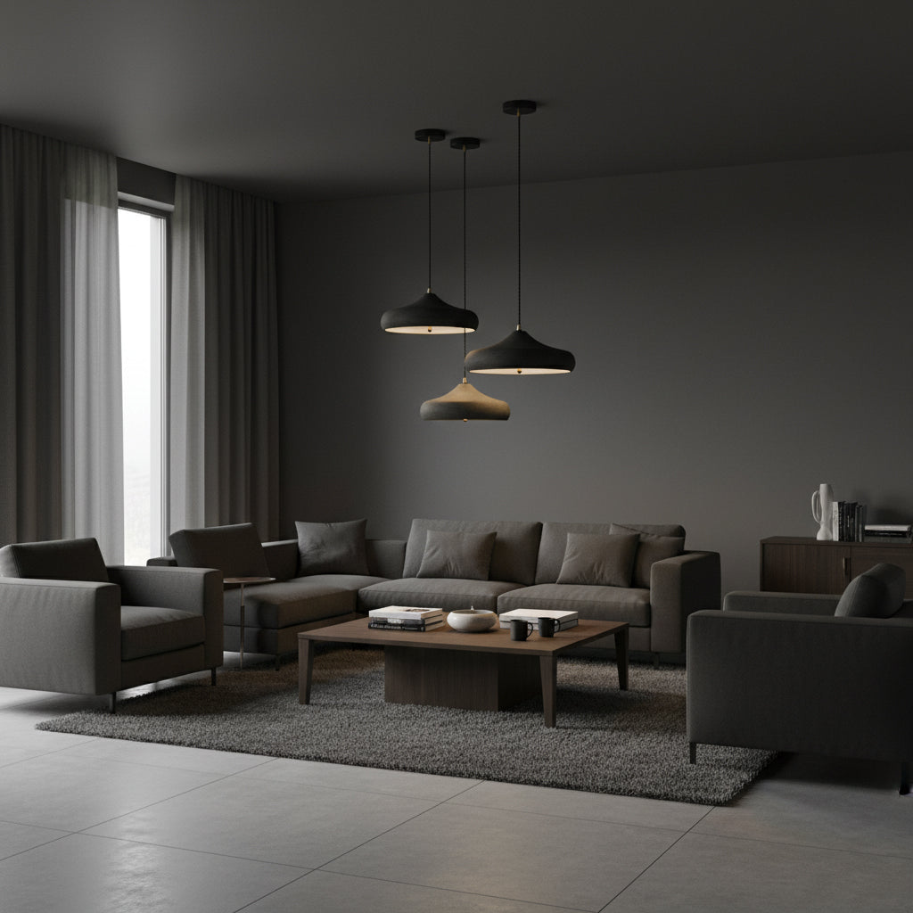 Lampa wisząca okrągła Klaen