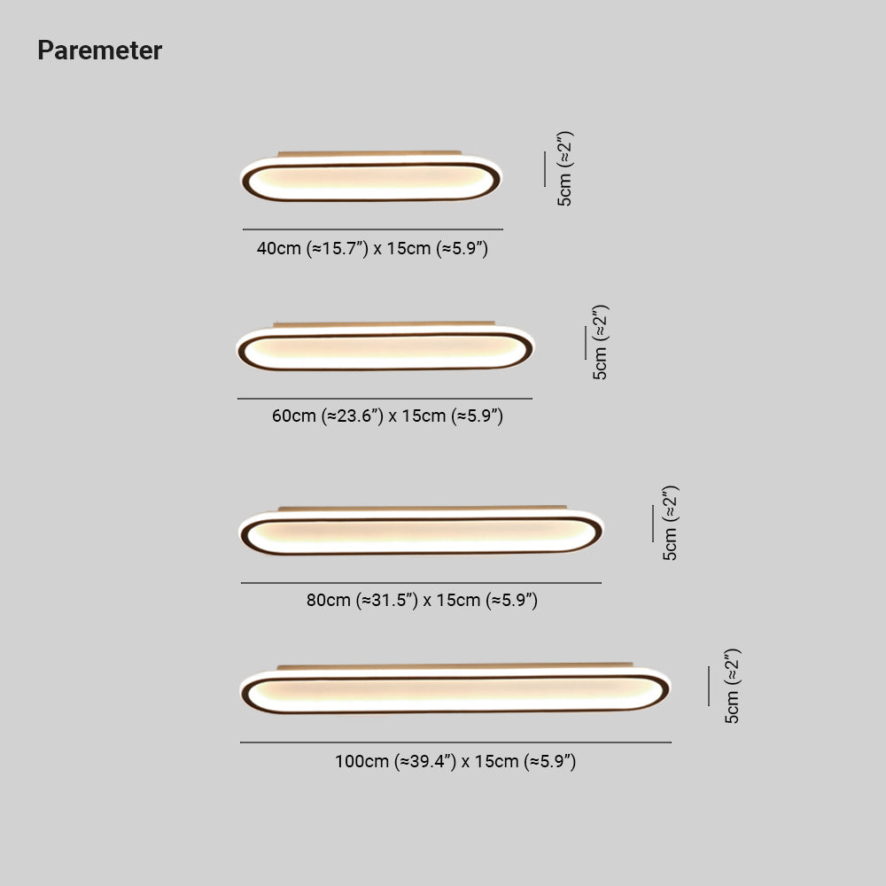 Plafon minimalistyczny Elno