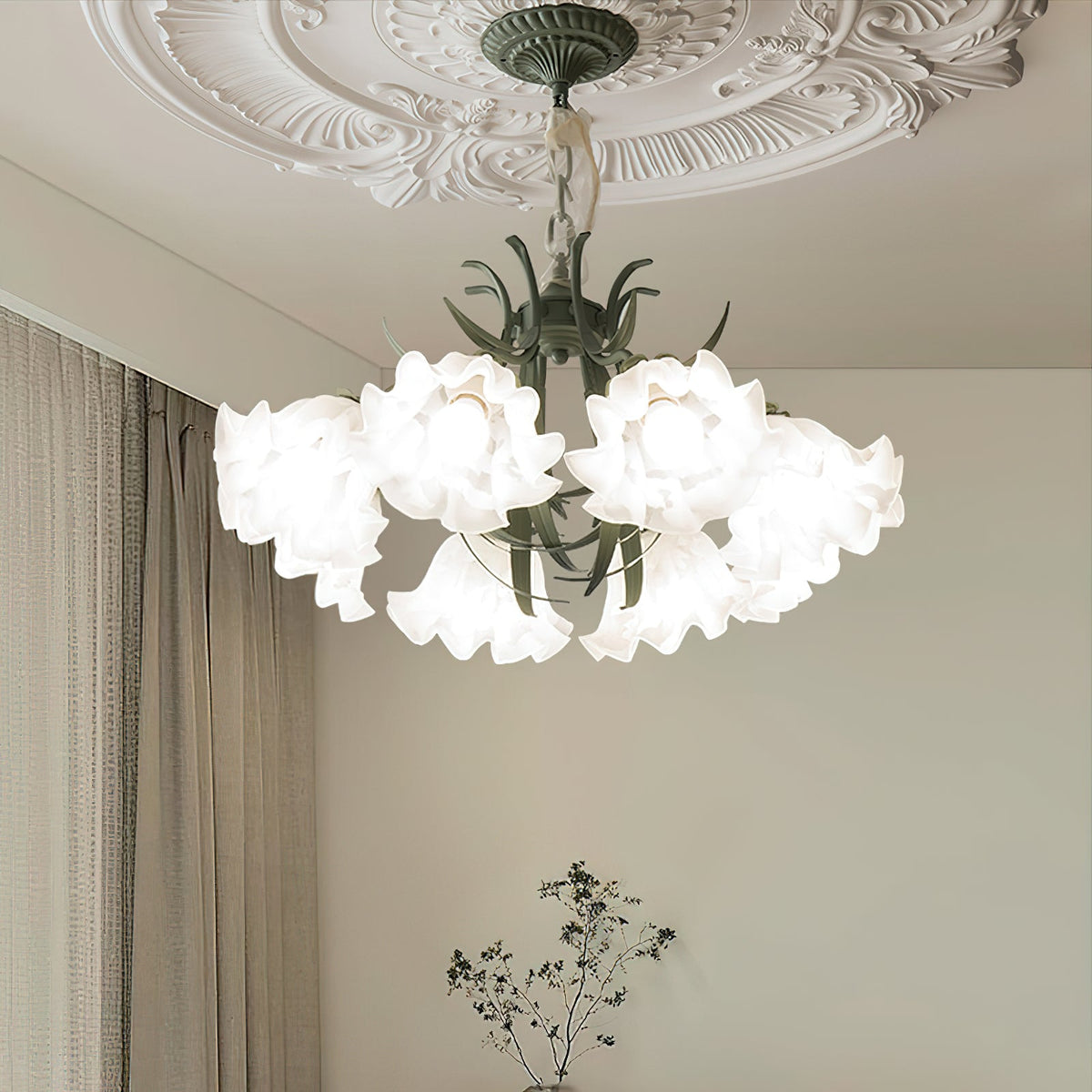 Lily of the Valley Flower Chandelier – detail 18
