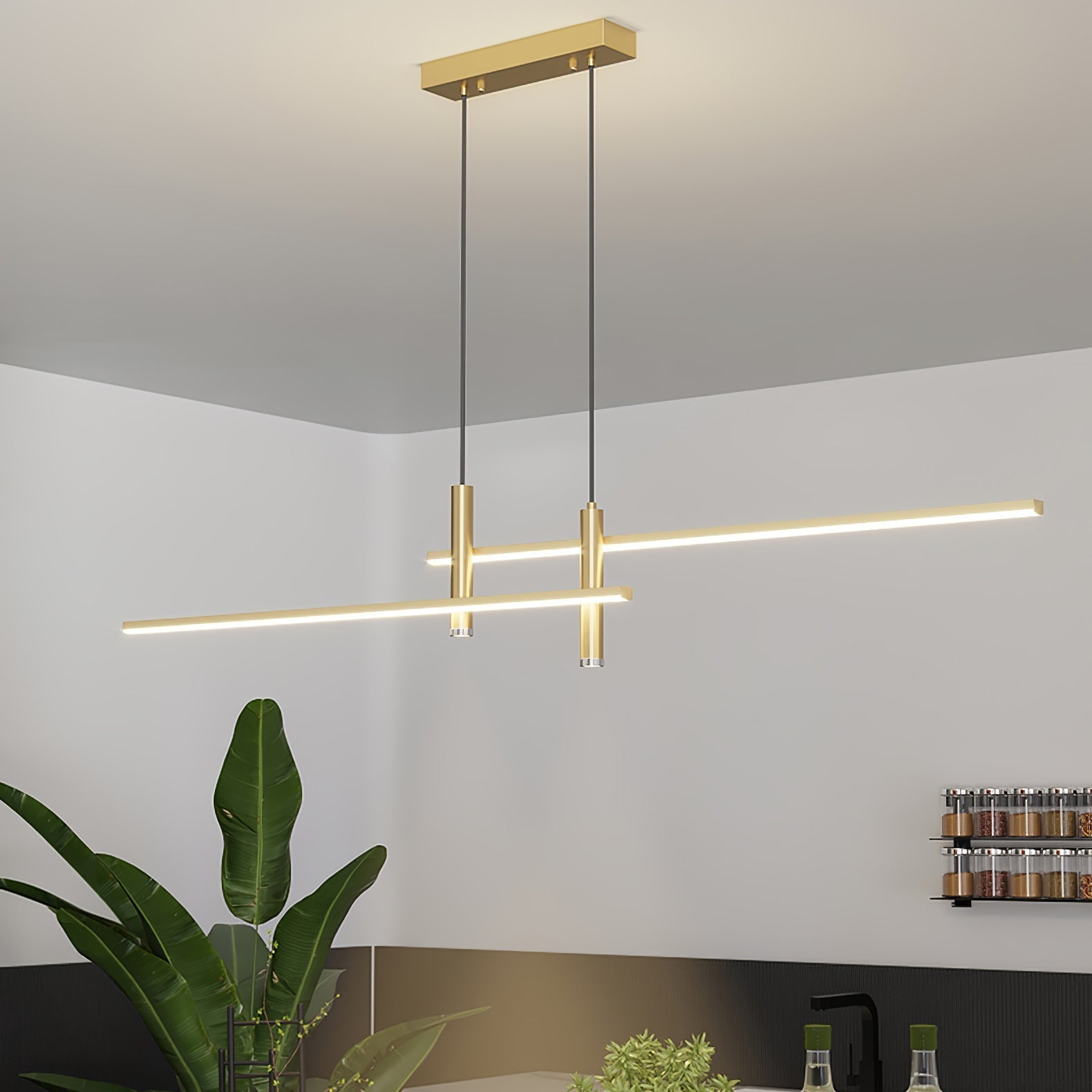 Lampa wisząca liniowa Kasskimir