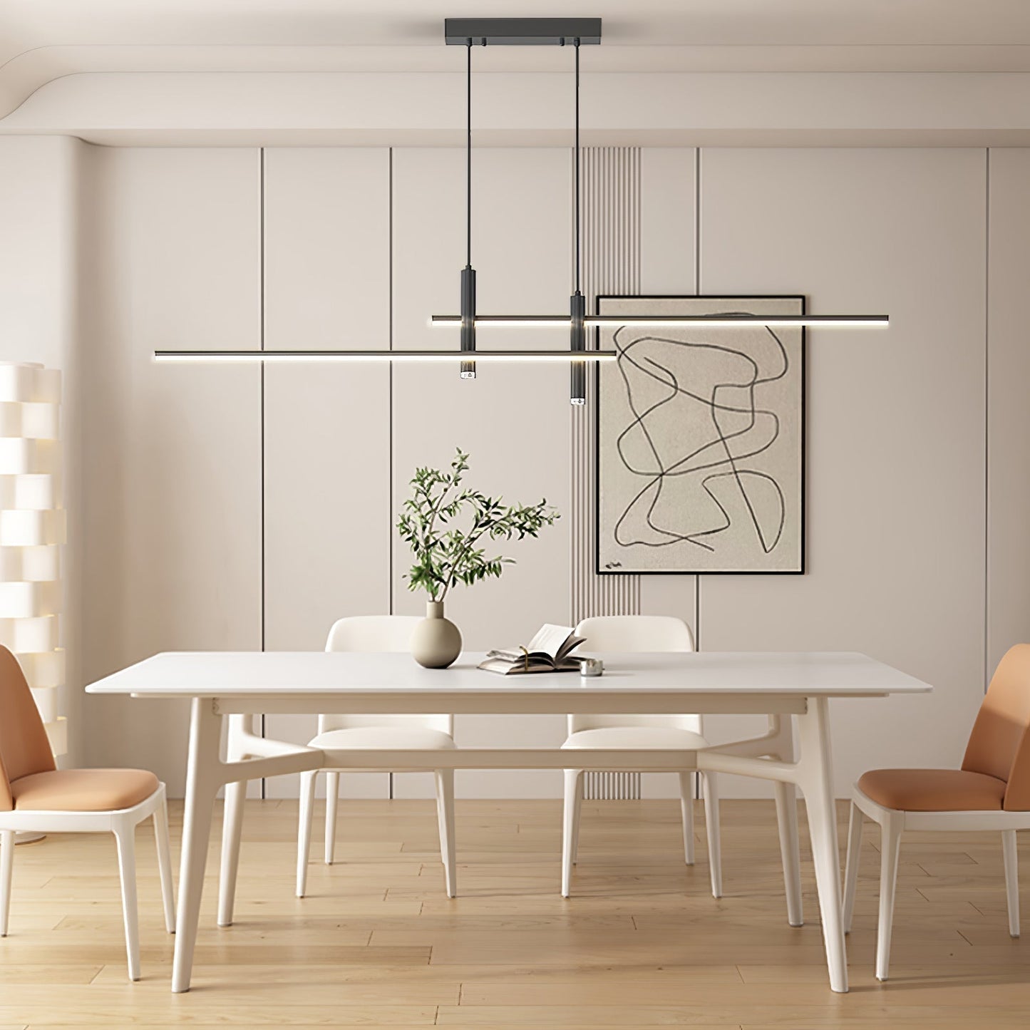 Lampa wisząca liniowa Kasskimir
