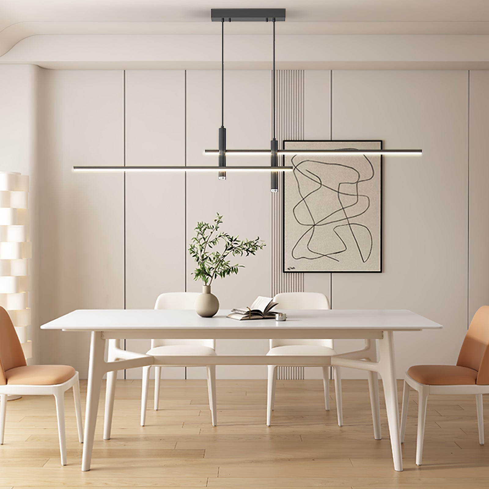 Lampa wisząca liniowa Kasskimir