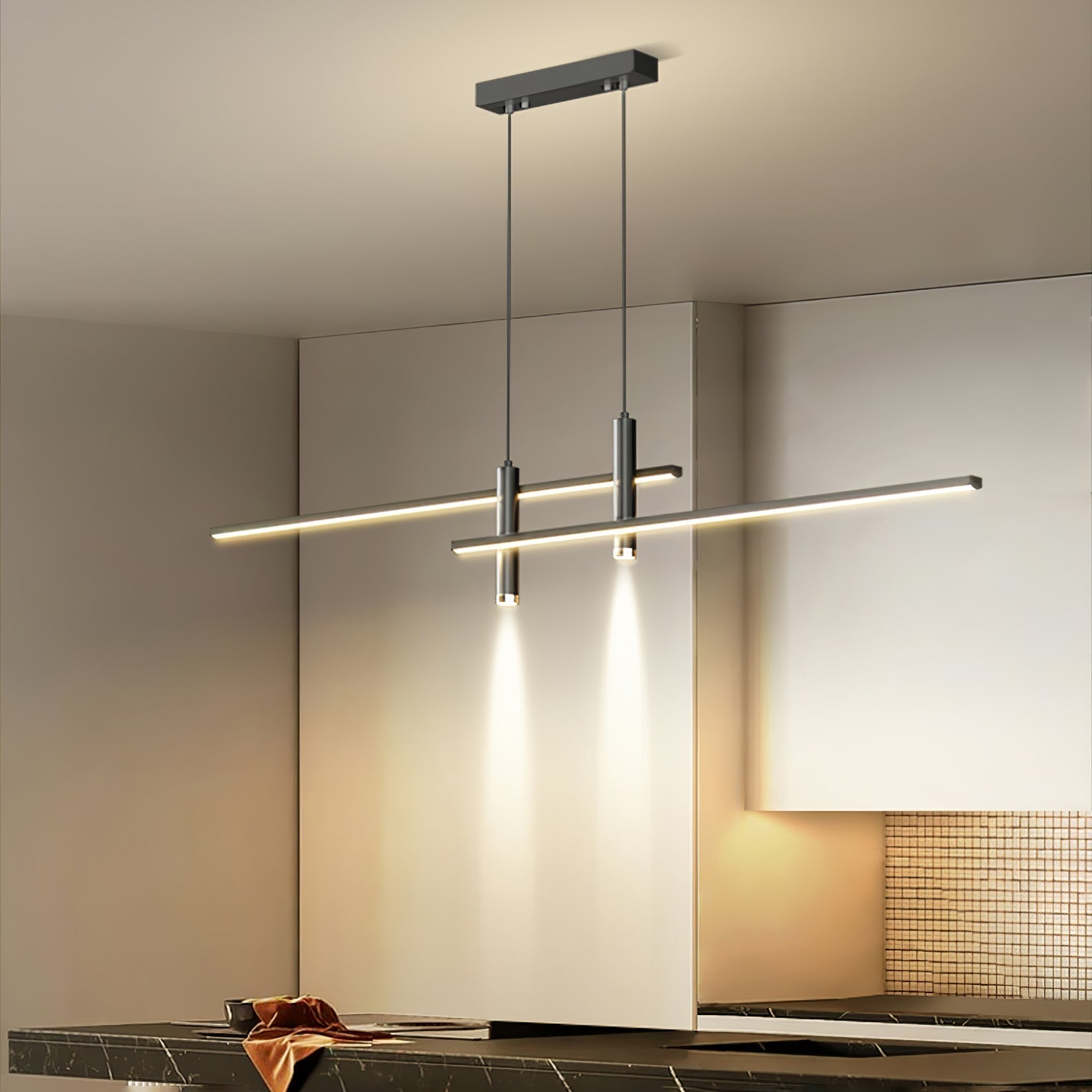 Lampa wisząca liniowa Kasskimir
