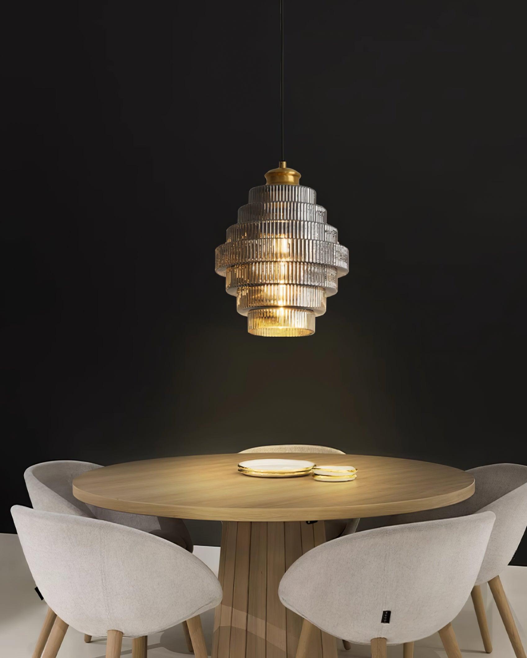 Lampa wisząca ryflowana Viken